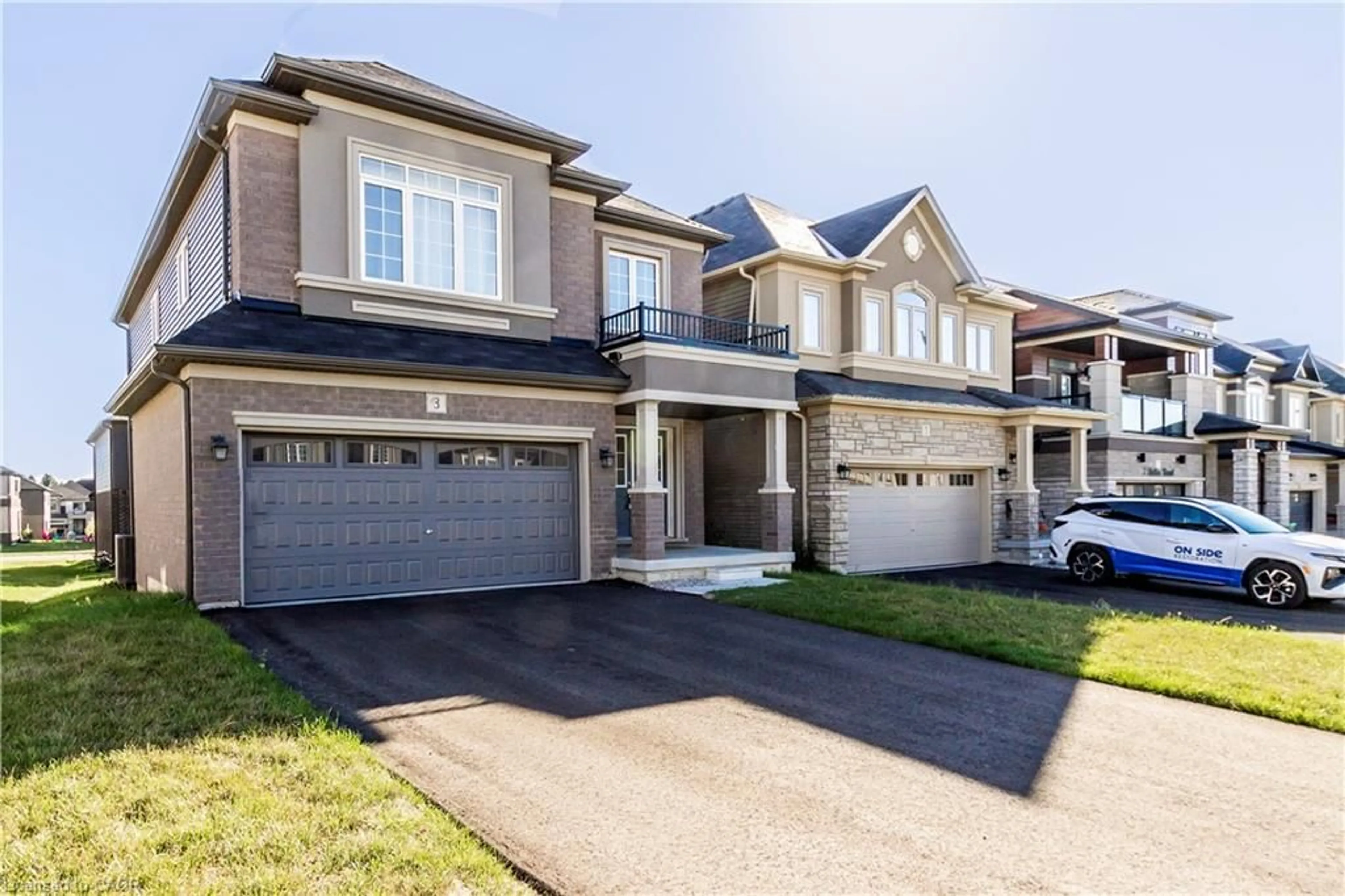 Home with brick exterior material, street for 3 Stokes Rd, Paris Ontario N3L 3E3