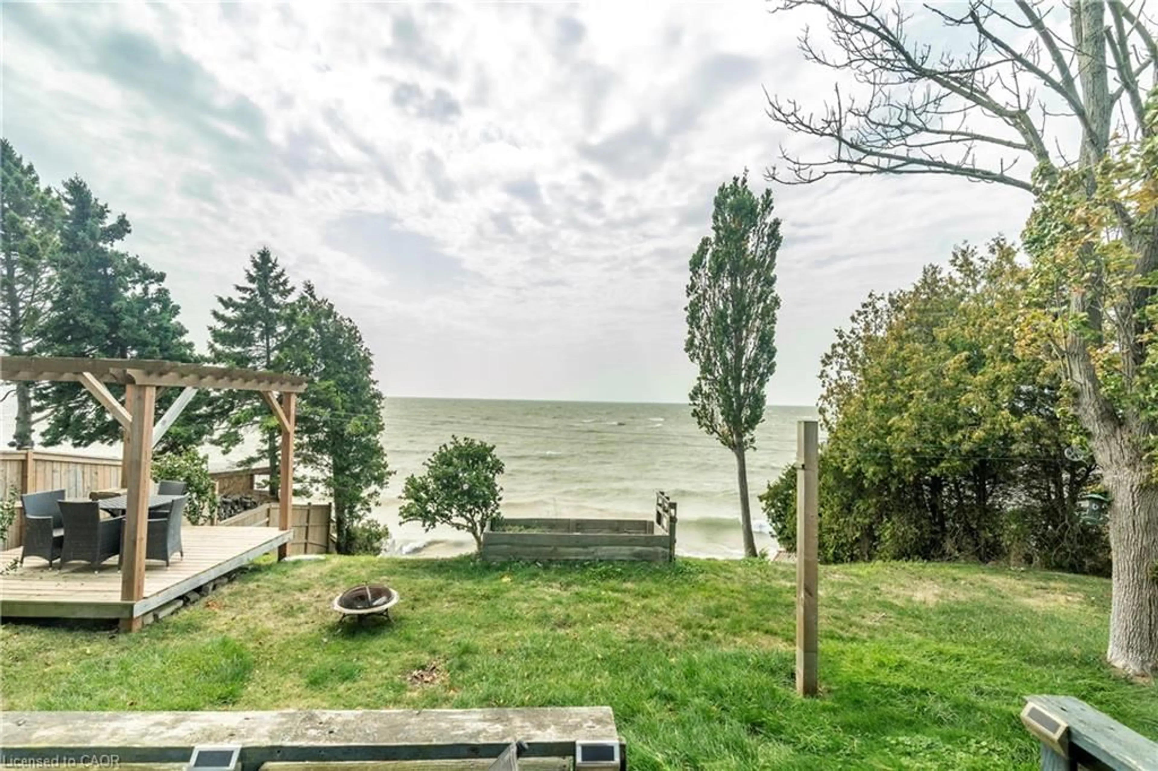 Patio, water/lake/river/ocean view for 22 Erieview Lane, Nanticoke Ontario N0A 1L0