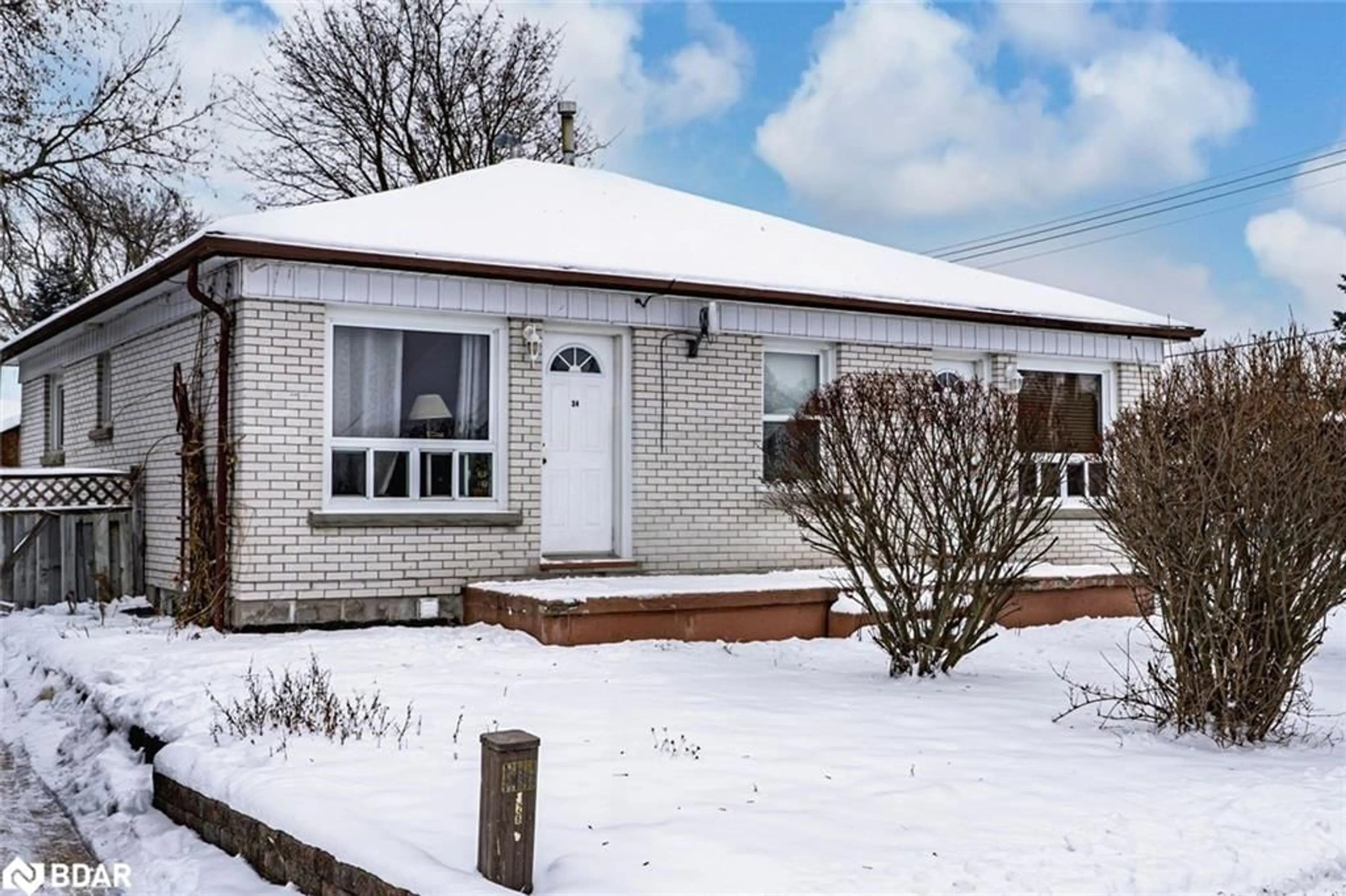 Home with brick exterior material, street for 34/36 Centre Street, Angus Ontario L0M 1B0