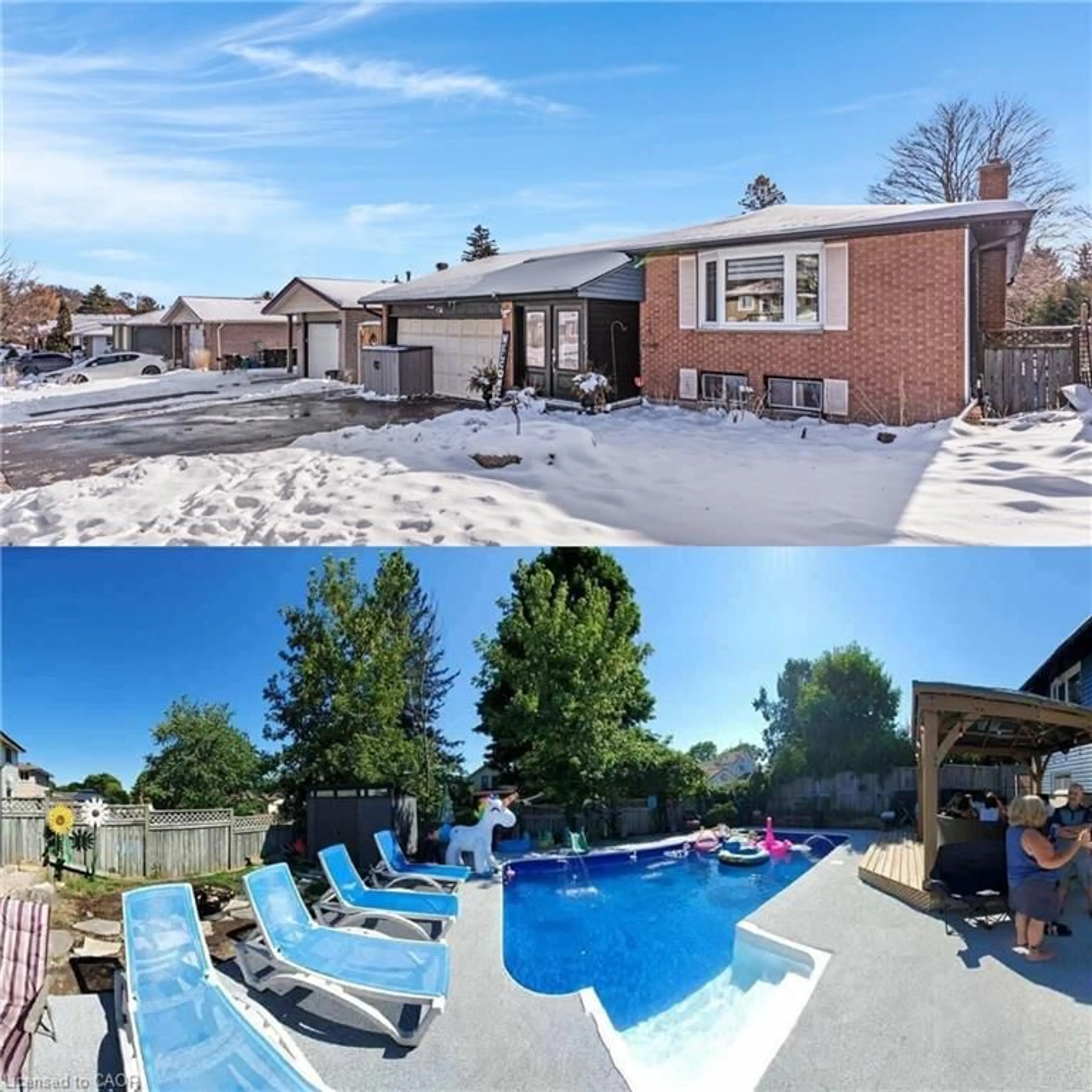 A pic from outside/outdoor area/front of a property/back of a property/a pic from drone, unknown for 136 Limpert Ave, Cambridge Ontario N3C 1B9