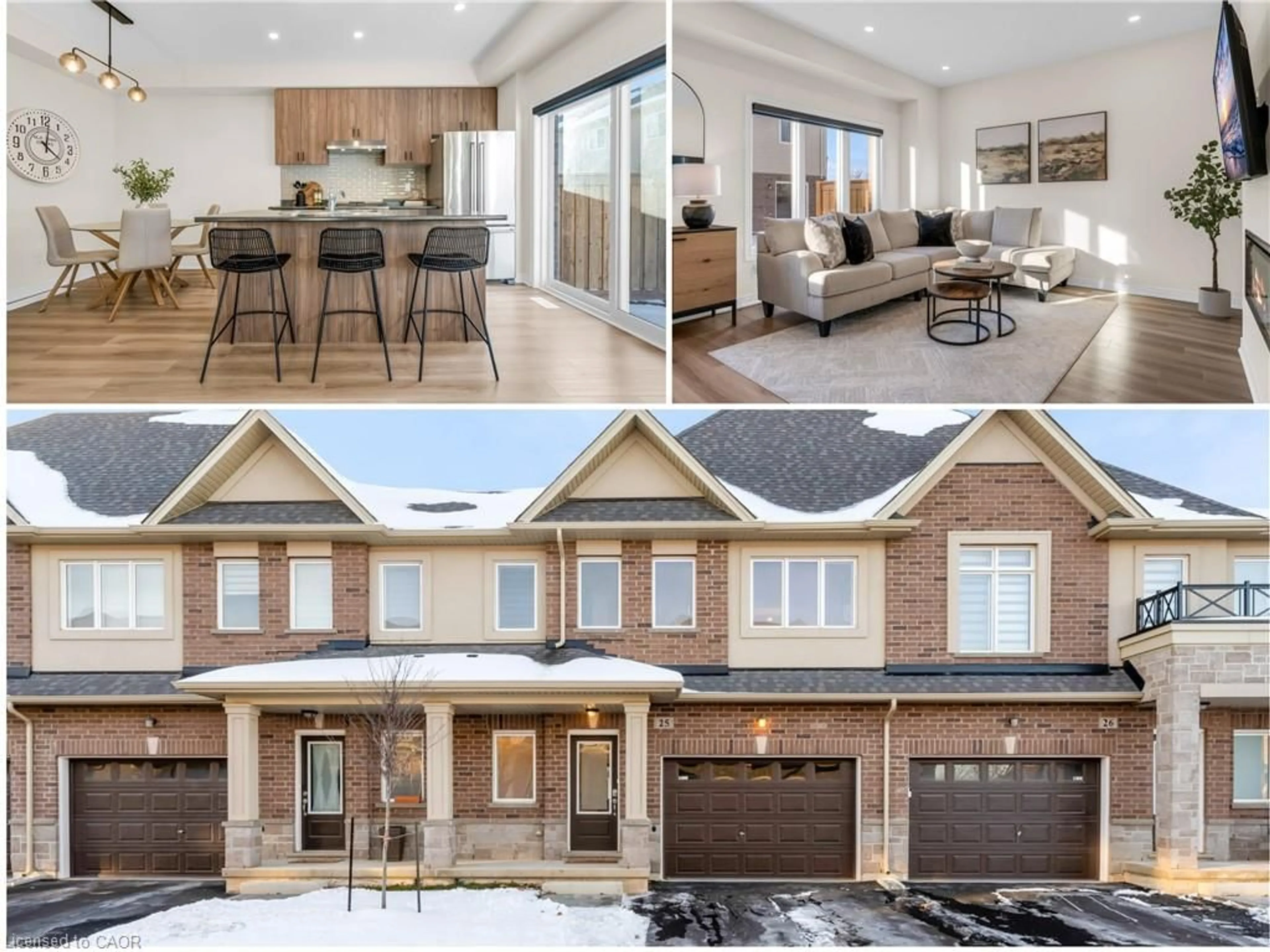 Home with brick exterior material, street for 205 Thames Way #25, Mount Hope Ontario L0R 1W0