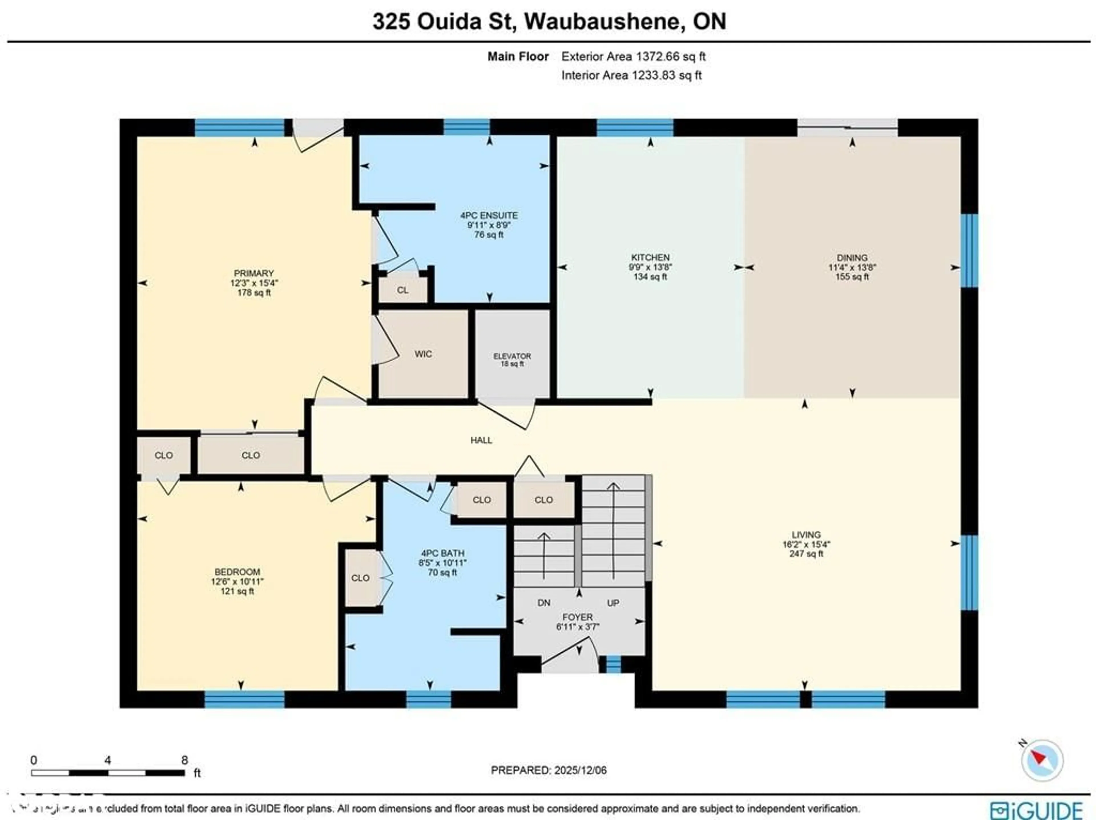Floor plan for 325 Ouida St, Waubaushene Ontario L0K 2C0