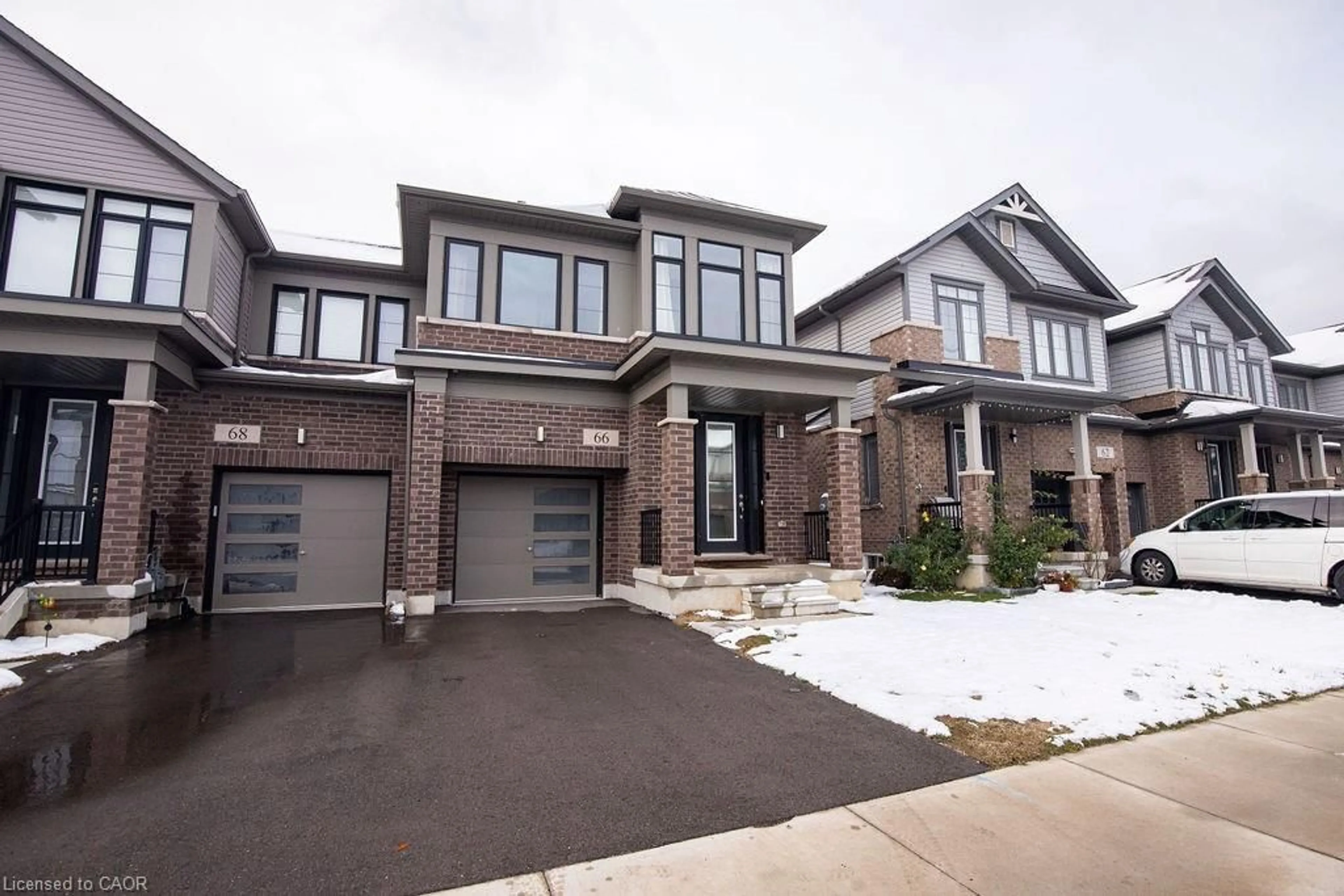 Home with brick exterior material, street for 66 Freedom Cres, Mount Hope Ontario L0R 1W0