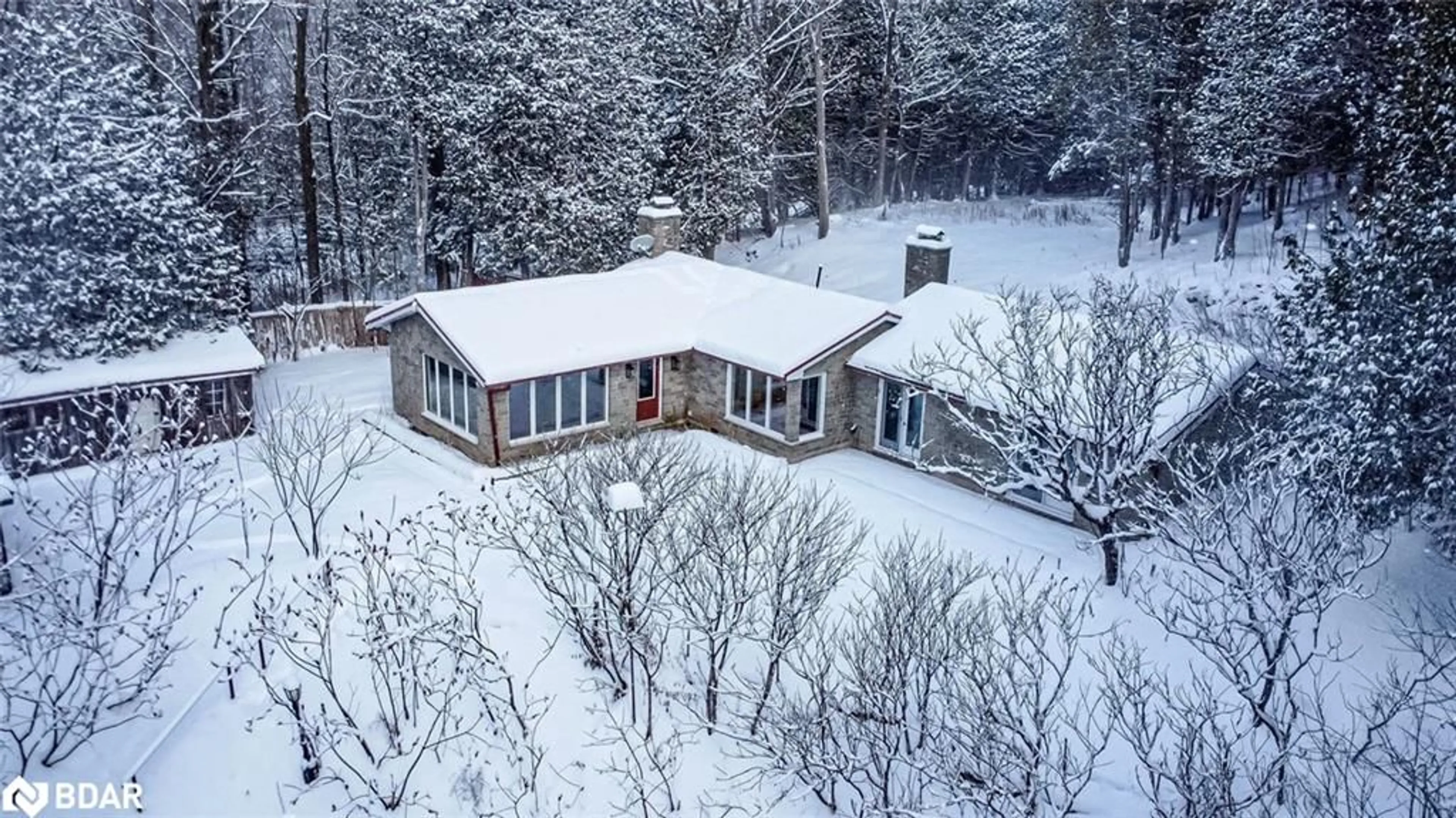 A pic from outside/outdoor area/front of a property/back of a property/a pic from drone, unknown for 8275 County Rd 9, Creemore Ontario L0M 1G0