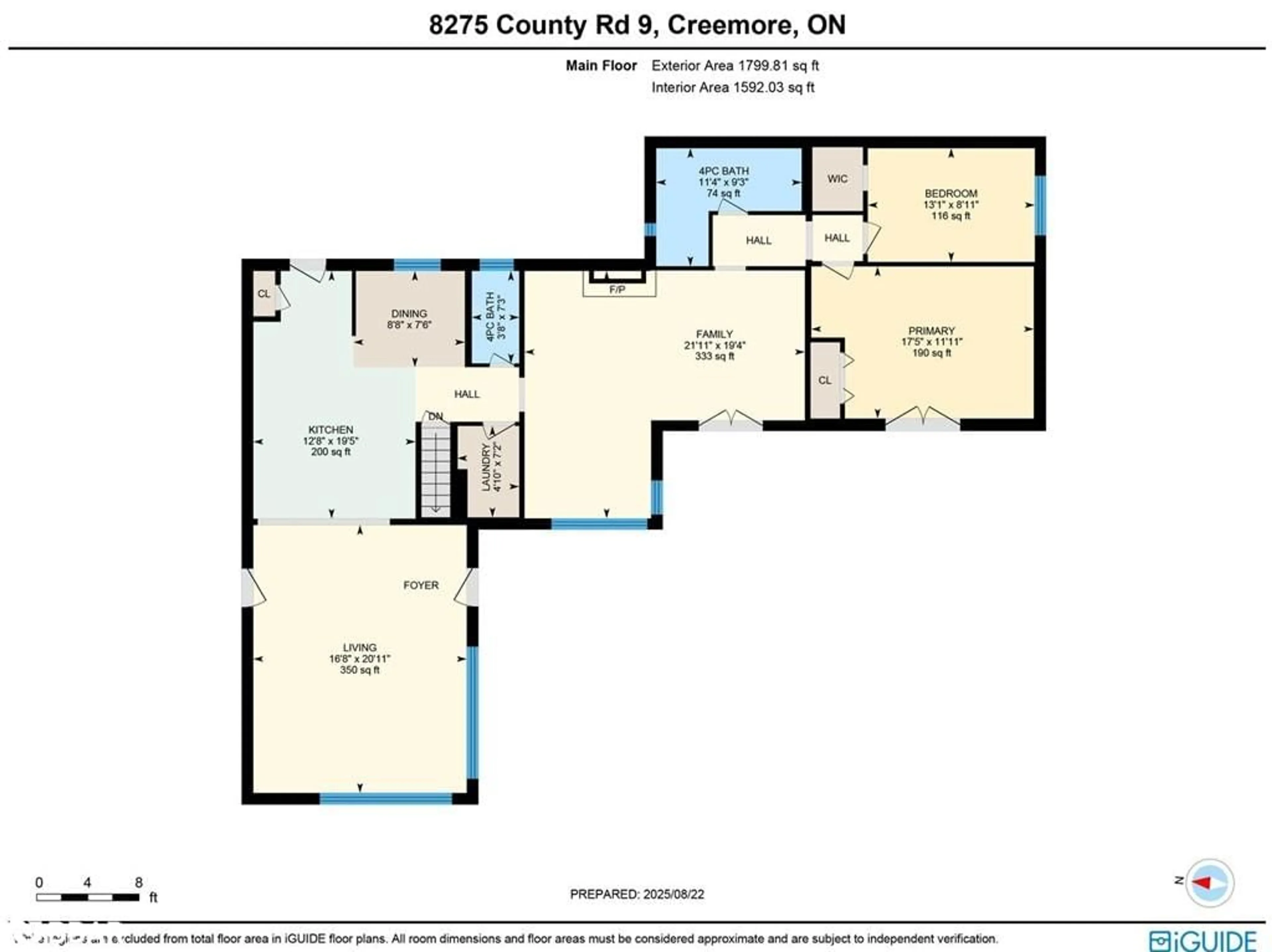 Floor plan for 8275 County Rd 9, Creemore Ontario L0M 1G0