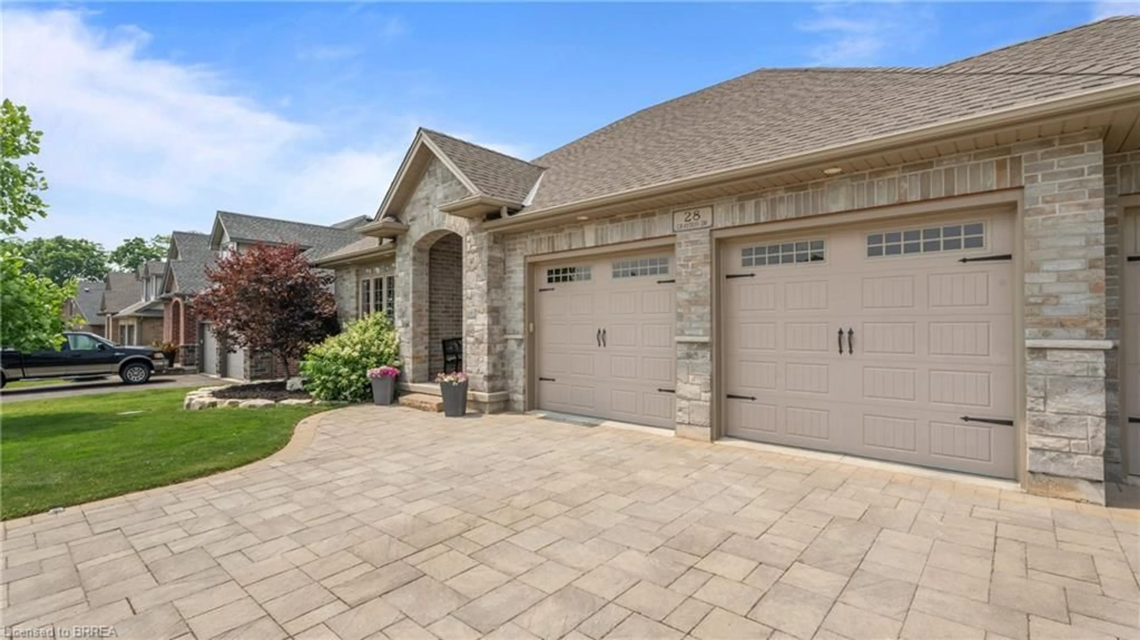 Home with brick exterior material, street for 28 Graydon Dr, Mount Elgin Ontario N0J 1N0