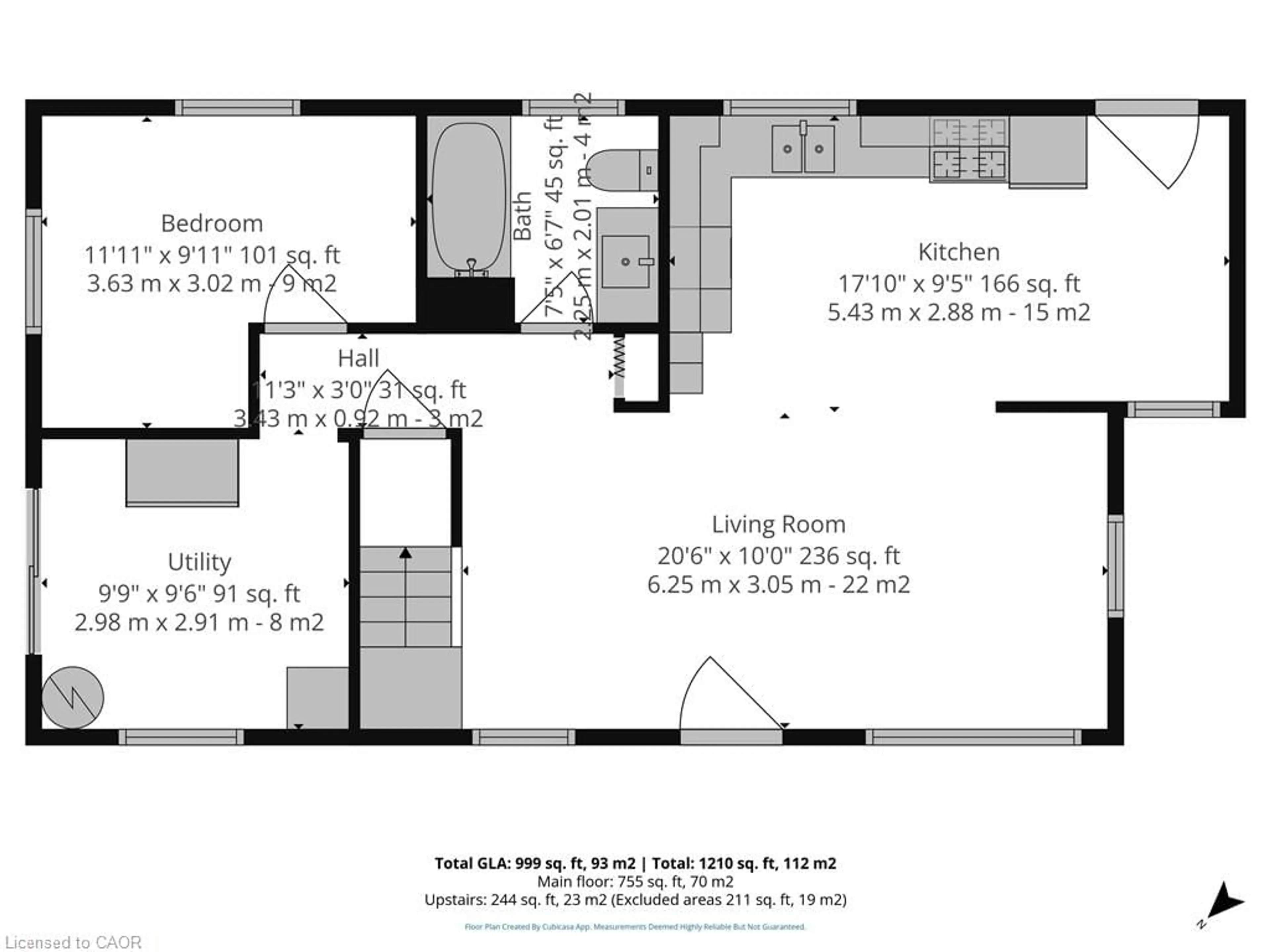 Floor plan for 110 Nelson St, Port Dover Ontario N0A 1N0
