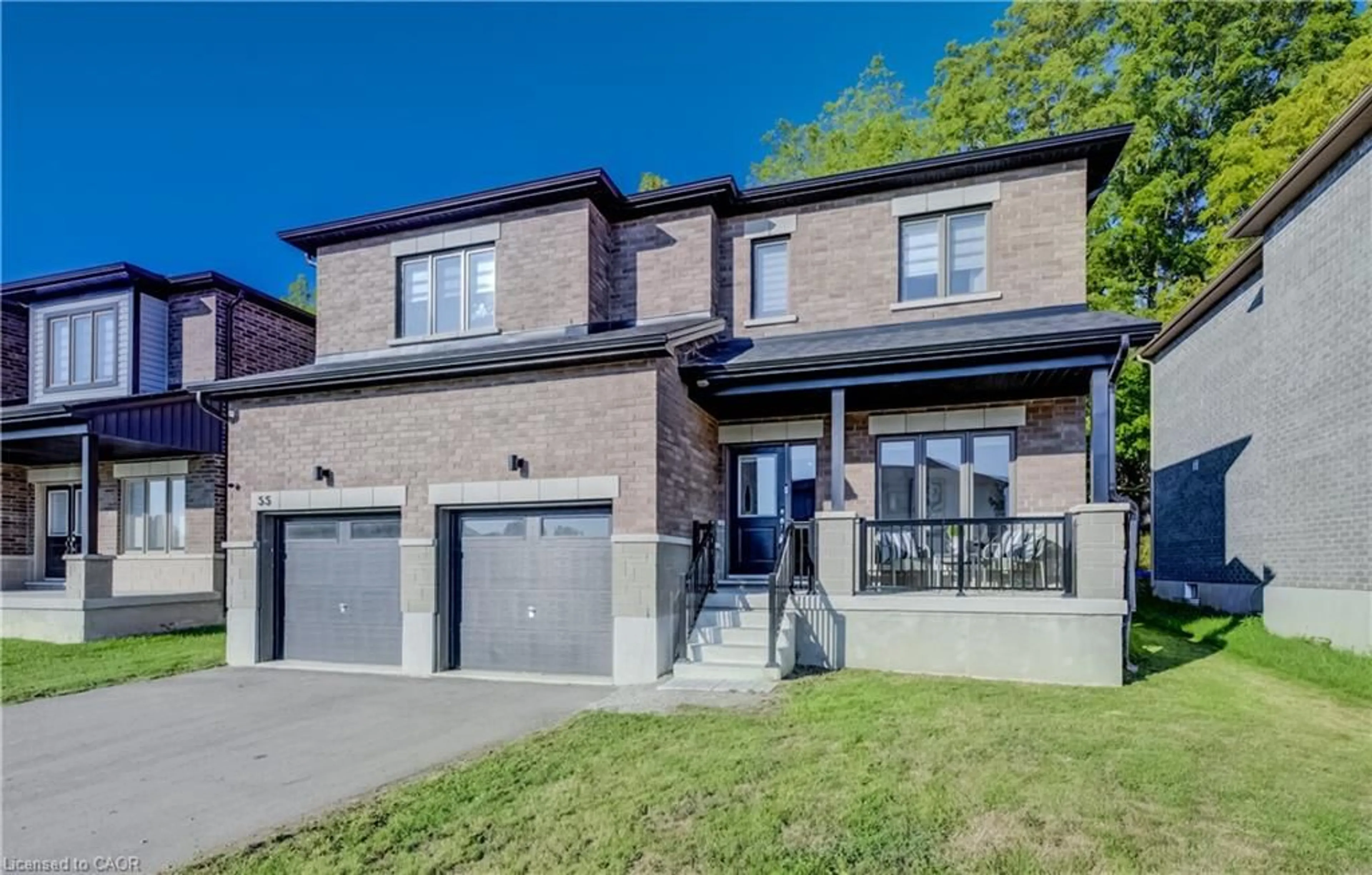 Home with brick exterior material, street for 55 Tulip Cres, Simcoe Ontario N3Y 0G9