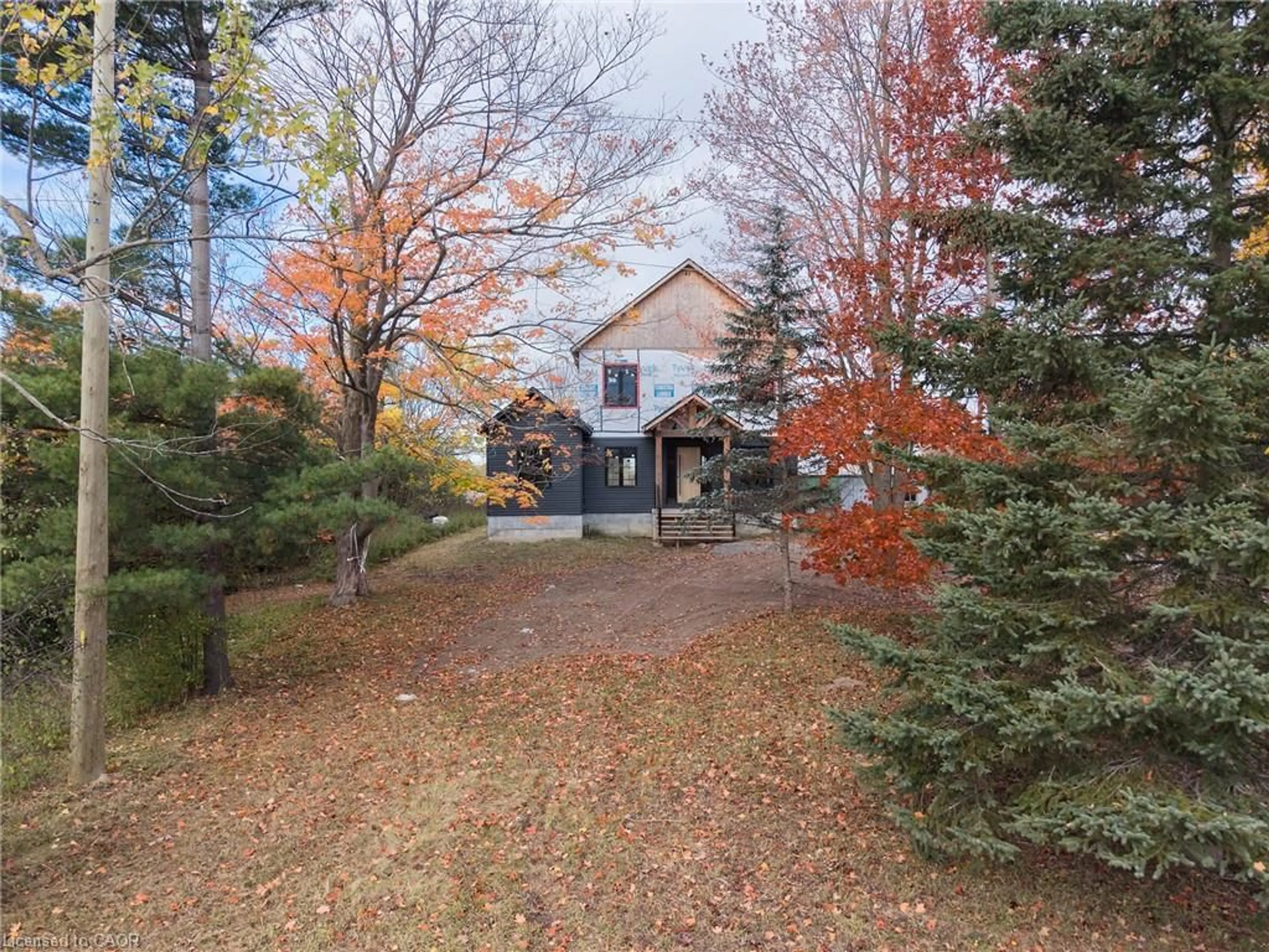 A pic from outside/outdoor area/front of a property/back of a property/a pic from drone, unknown for 205 Brant Church Rd, Mount Pleasant Ontario N0E 1K0