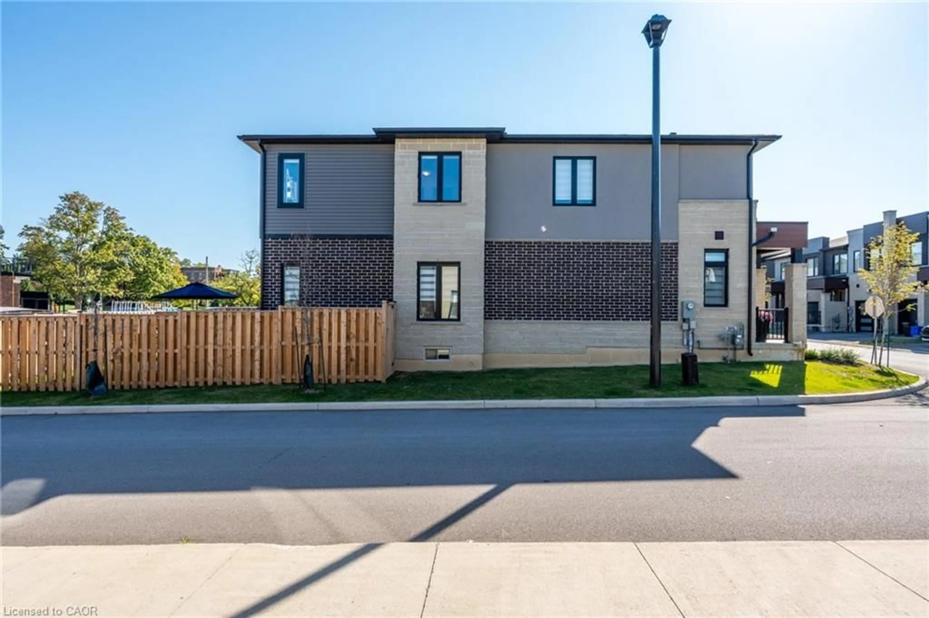 A pic from outside/outdoor area/front of a property/back of a property/a pic from drone, street for 24 Southam Lane, Hamilton Ontario L9C 0E9