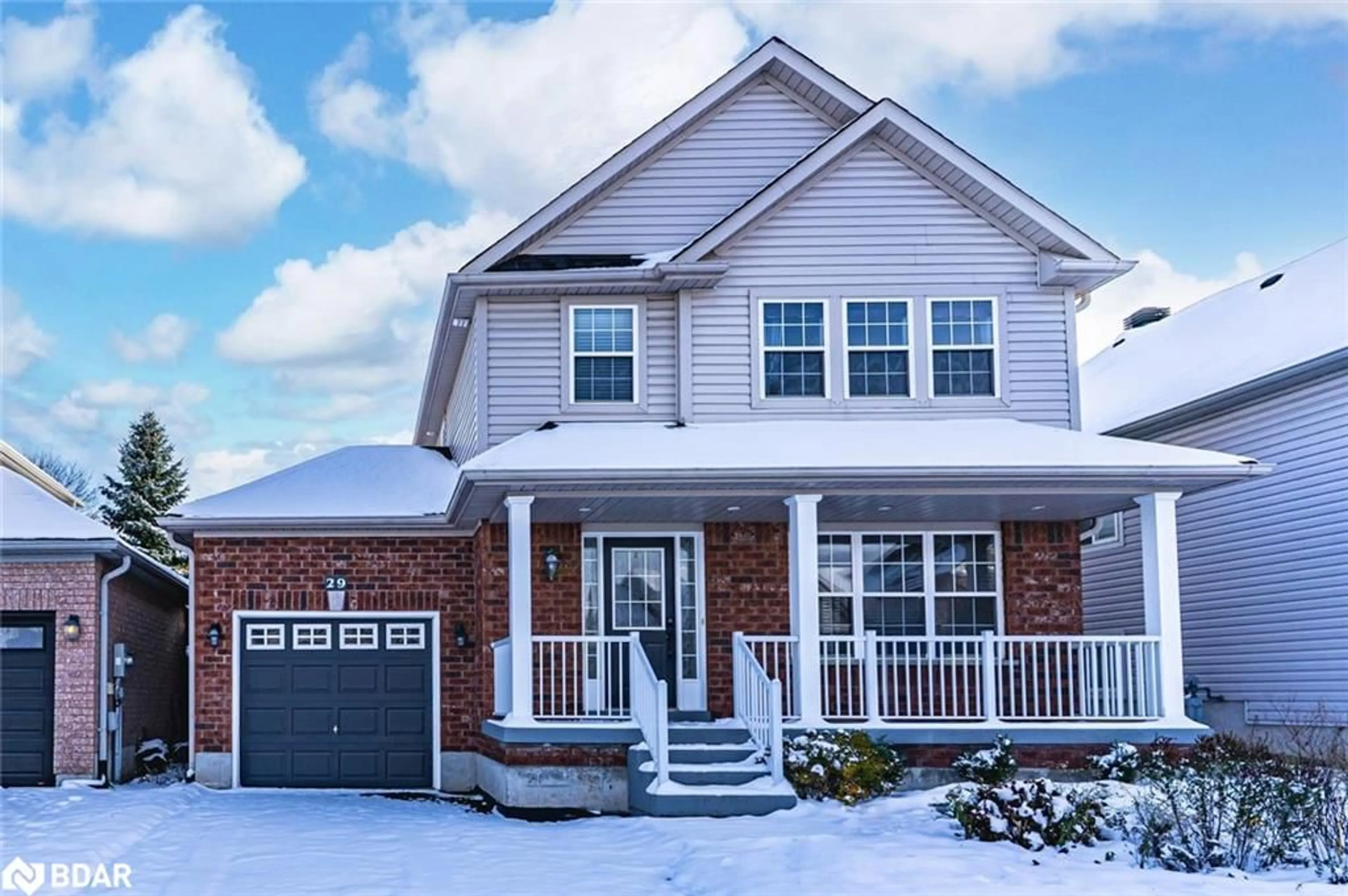 Home with brick exterior material, street for 29 Brookwood Dr, Barrie Ontario L4N 0Z1