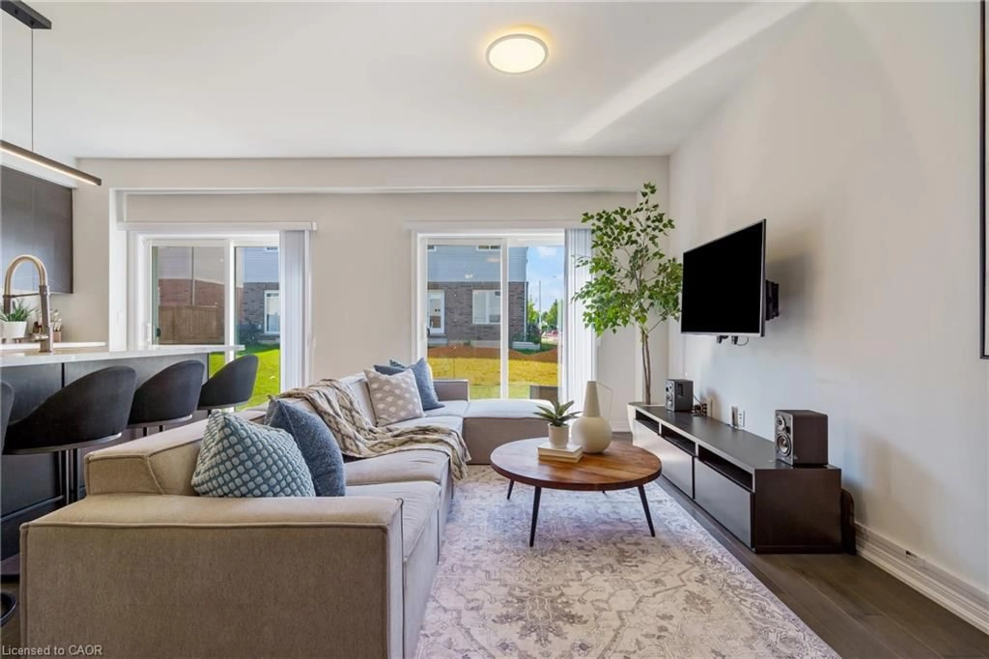 Living room with furniture, unknown for 60 Bobolink St, Hamilton Ontario L9A 2P5