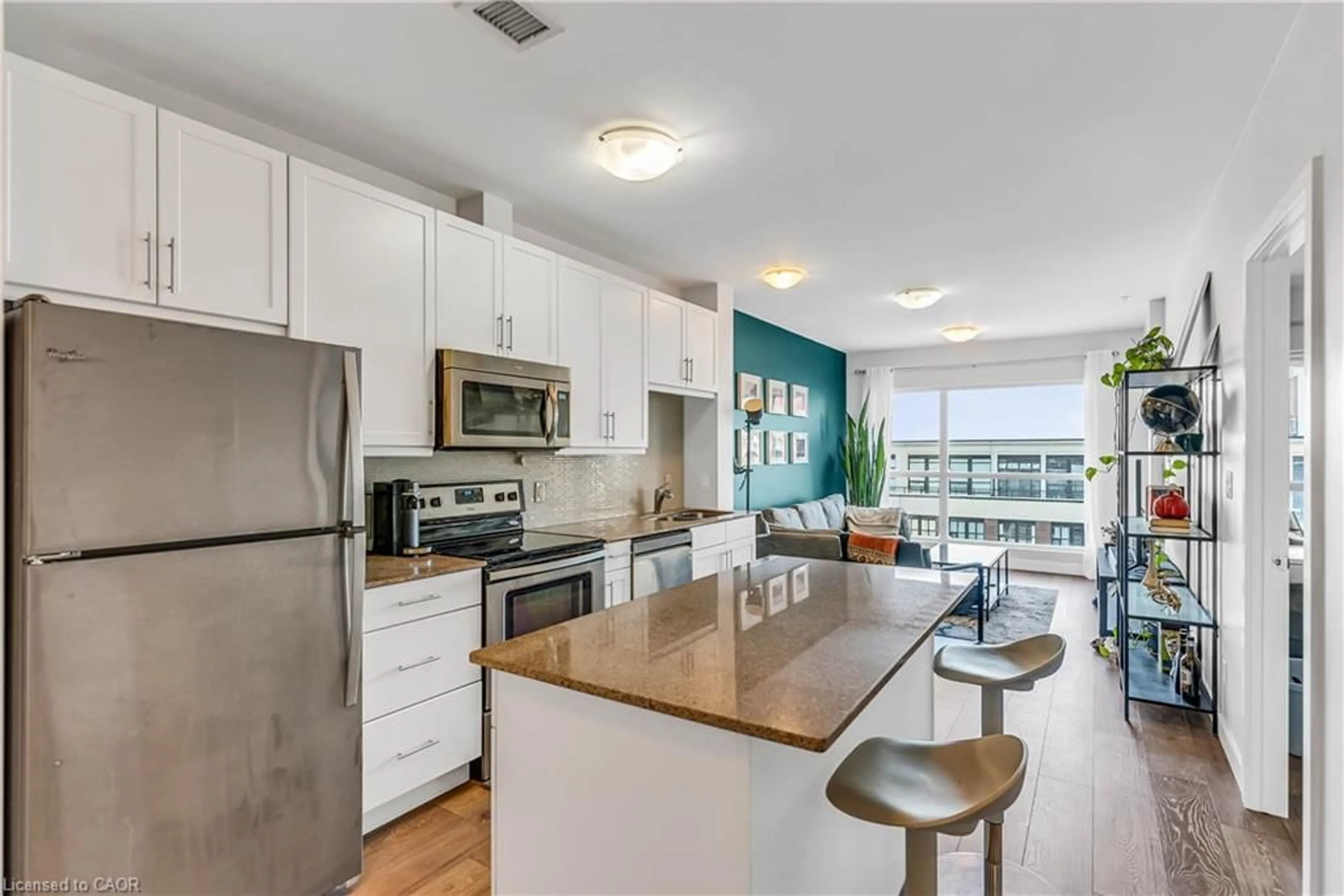 Open concept kitchen, unknown for 1 Victoria St #806, Kitchener Ontario N2G 1G1