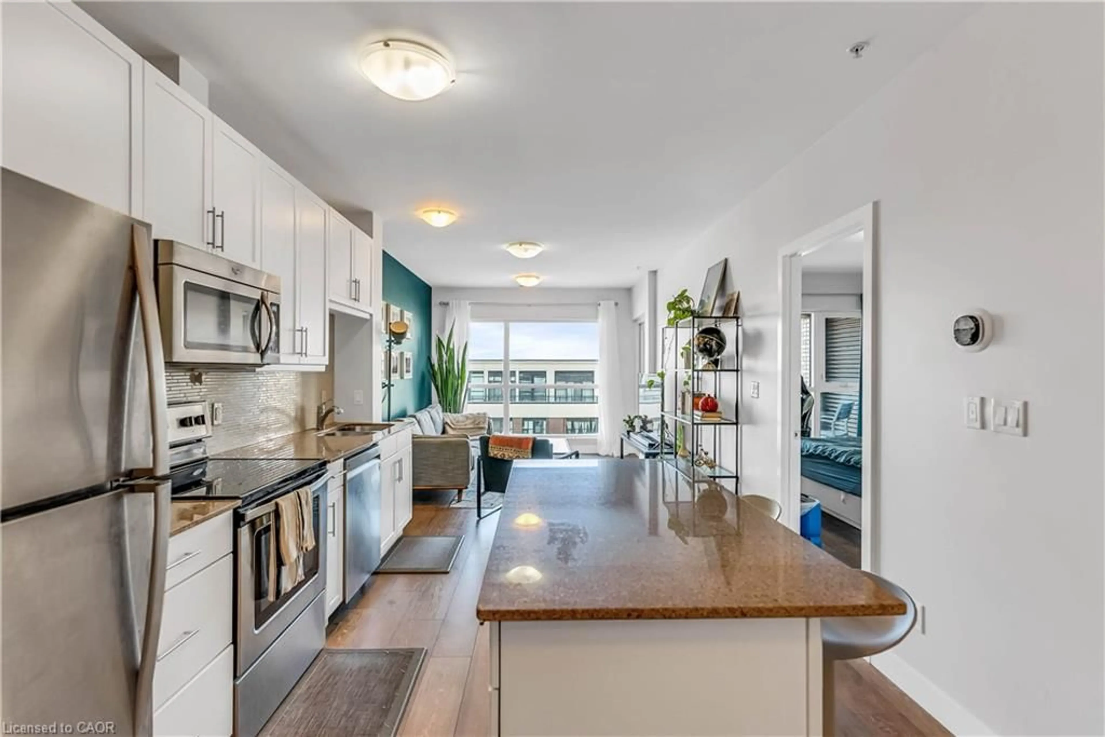 Open concept kitchen, unknown for 1 Victoria St #806, Kitchener Ontario N2G 1G1