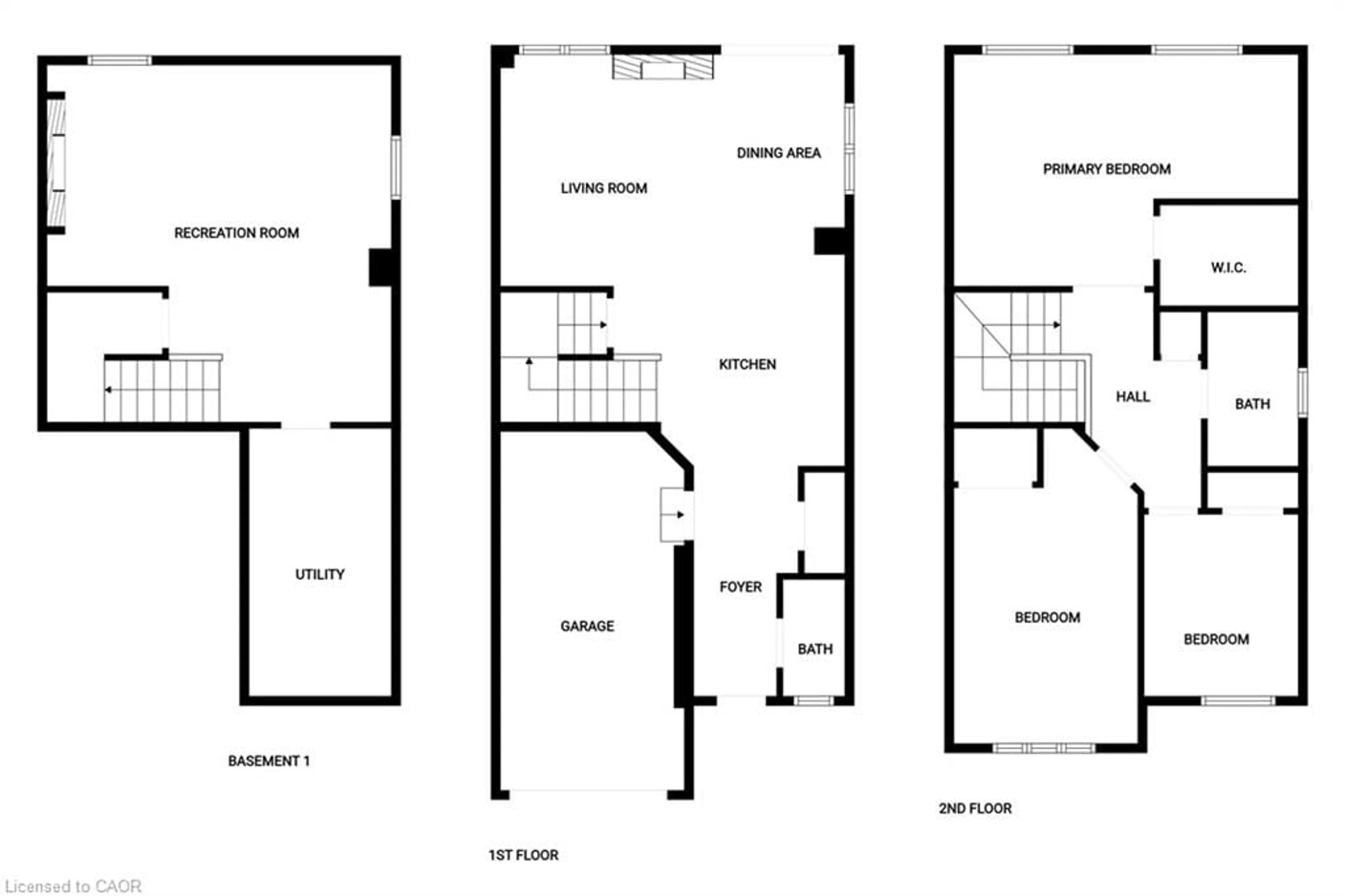 Floor plan for 222 Fall Fair Way #23, Binbrook Ontario L0R 1C0