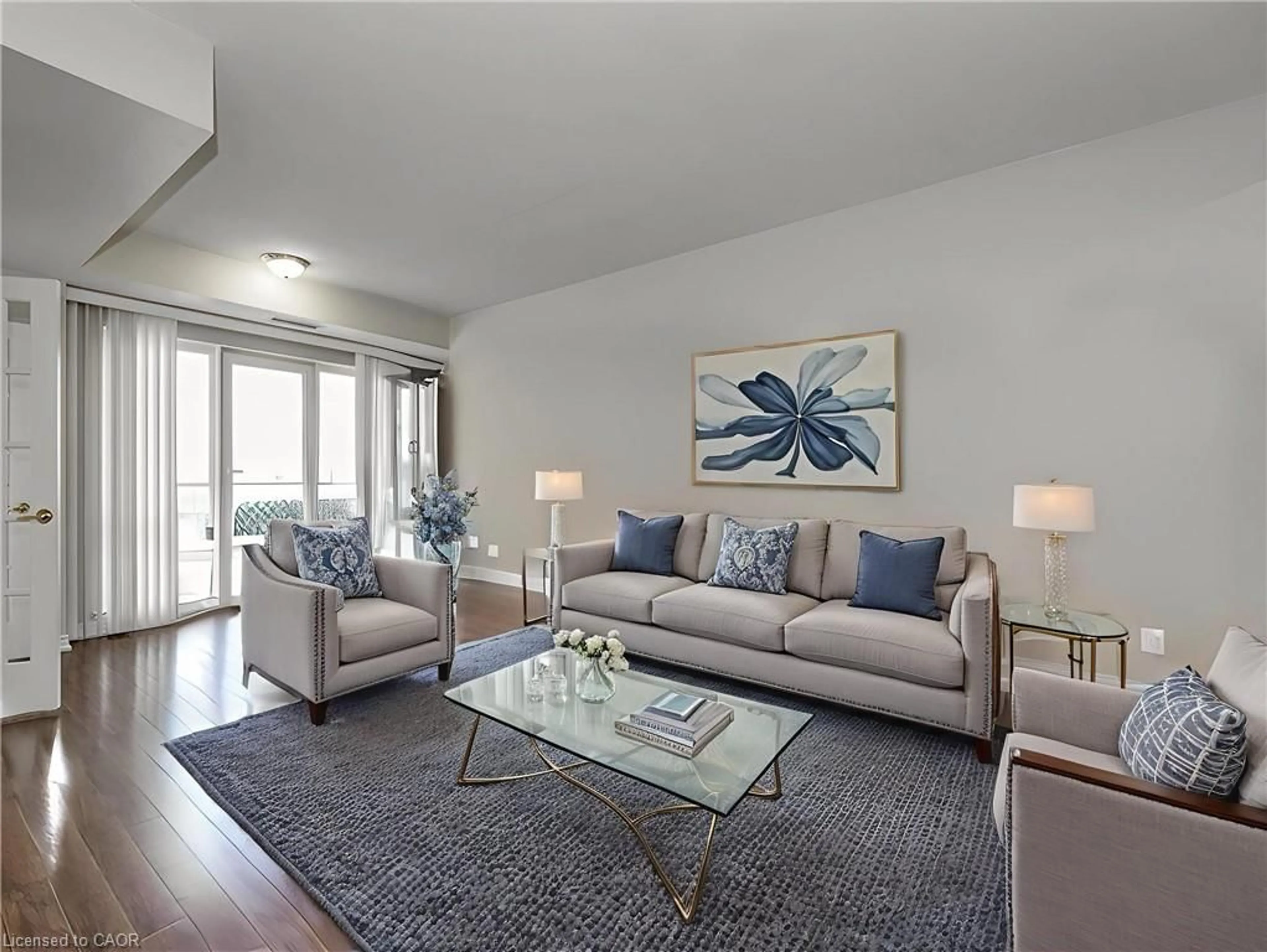 Living room with furniture, unknown for 60 Old Mill Rd #409, Oakville Ontario L6J 7V9