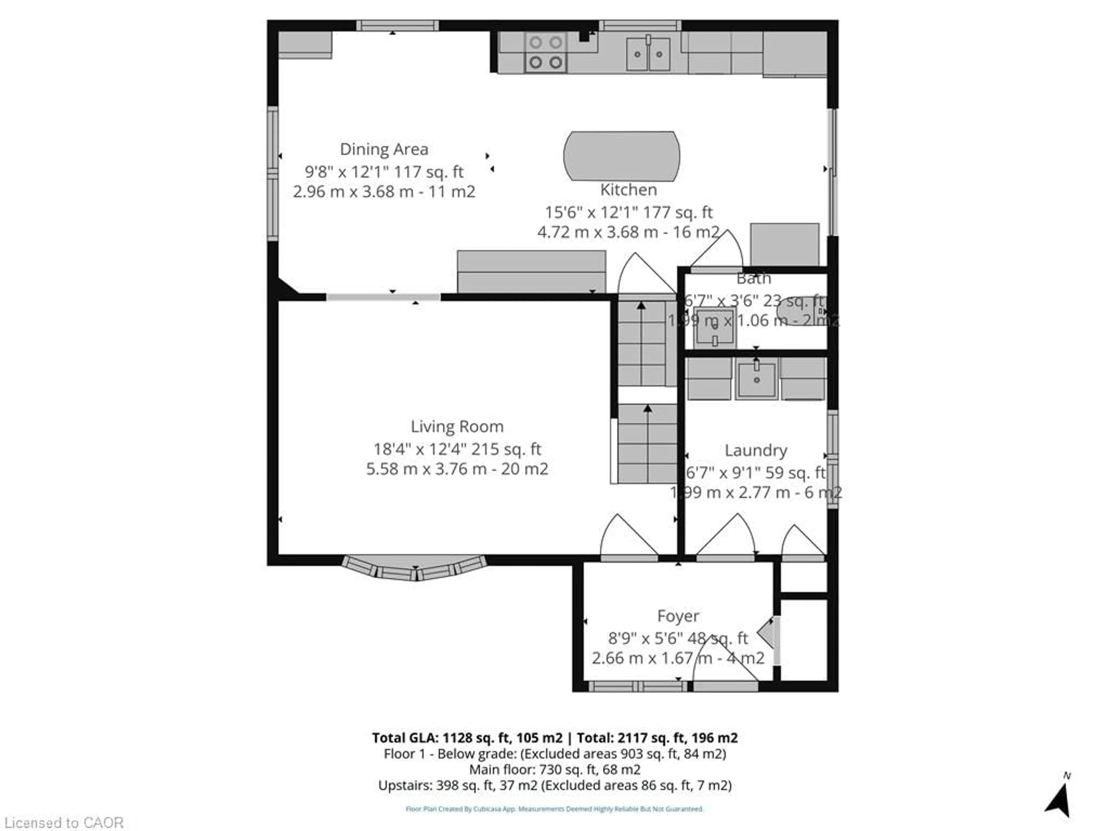 Floor plan for 17 Mechanic St, Waterford Ontario N0E 1Y0