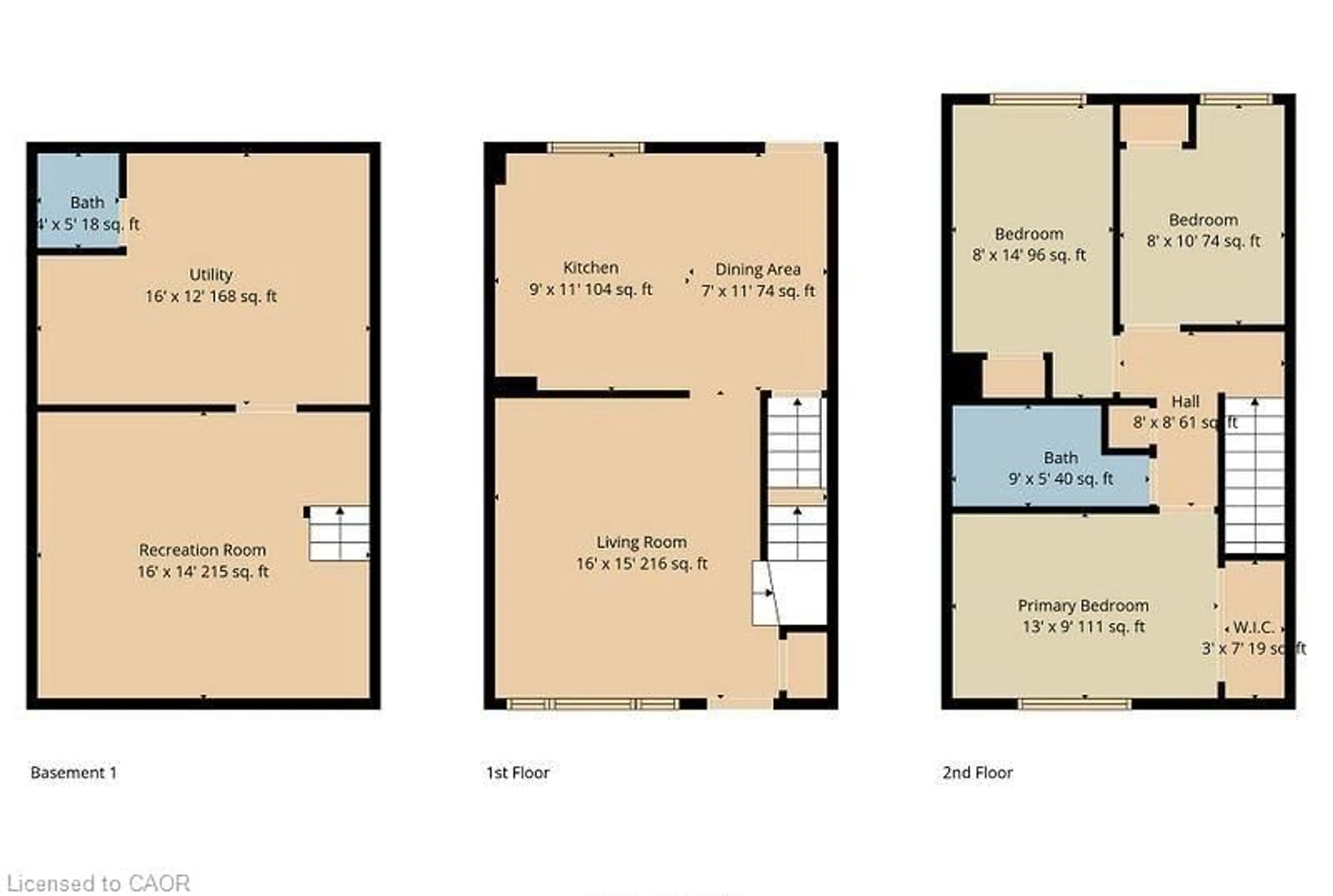 Floor plan for 78 Bee St #11, Woodstock Ontario N4S 3Z3