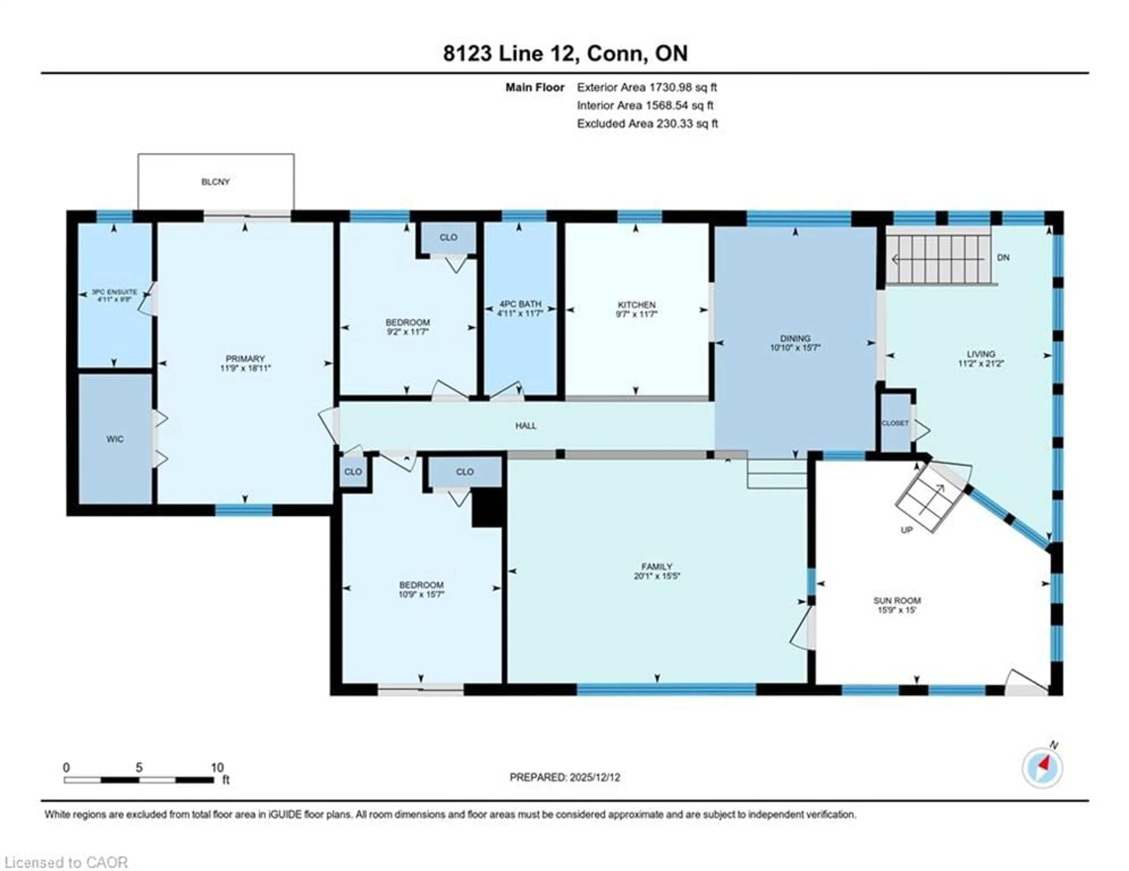 Floor plan for 8123 Line 12, Conn Ontario N0G 1N0