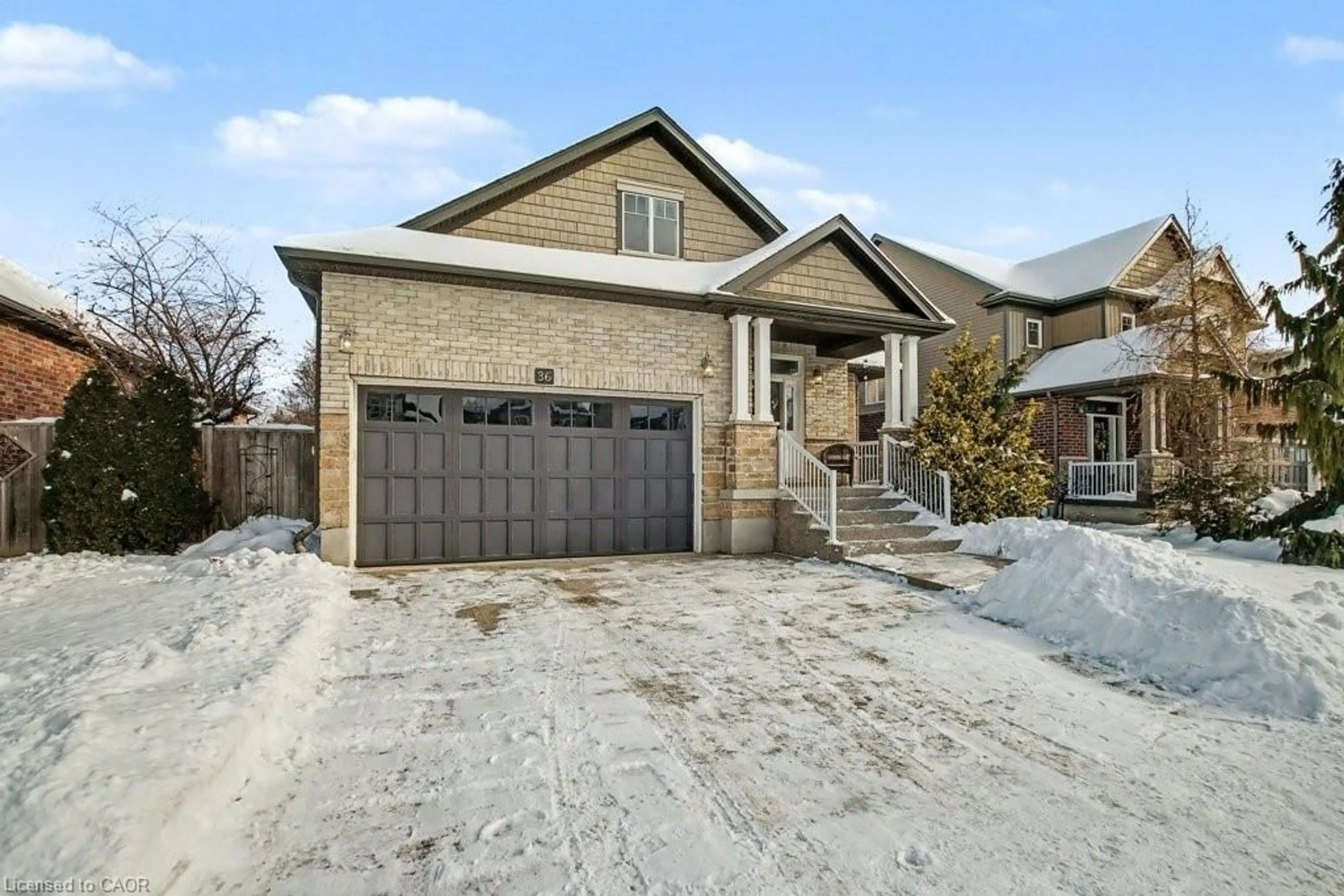 Home with brick exterior material, street for 36 Freure Dr, Cambridge Ontario N1S 0A2