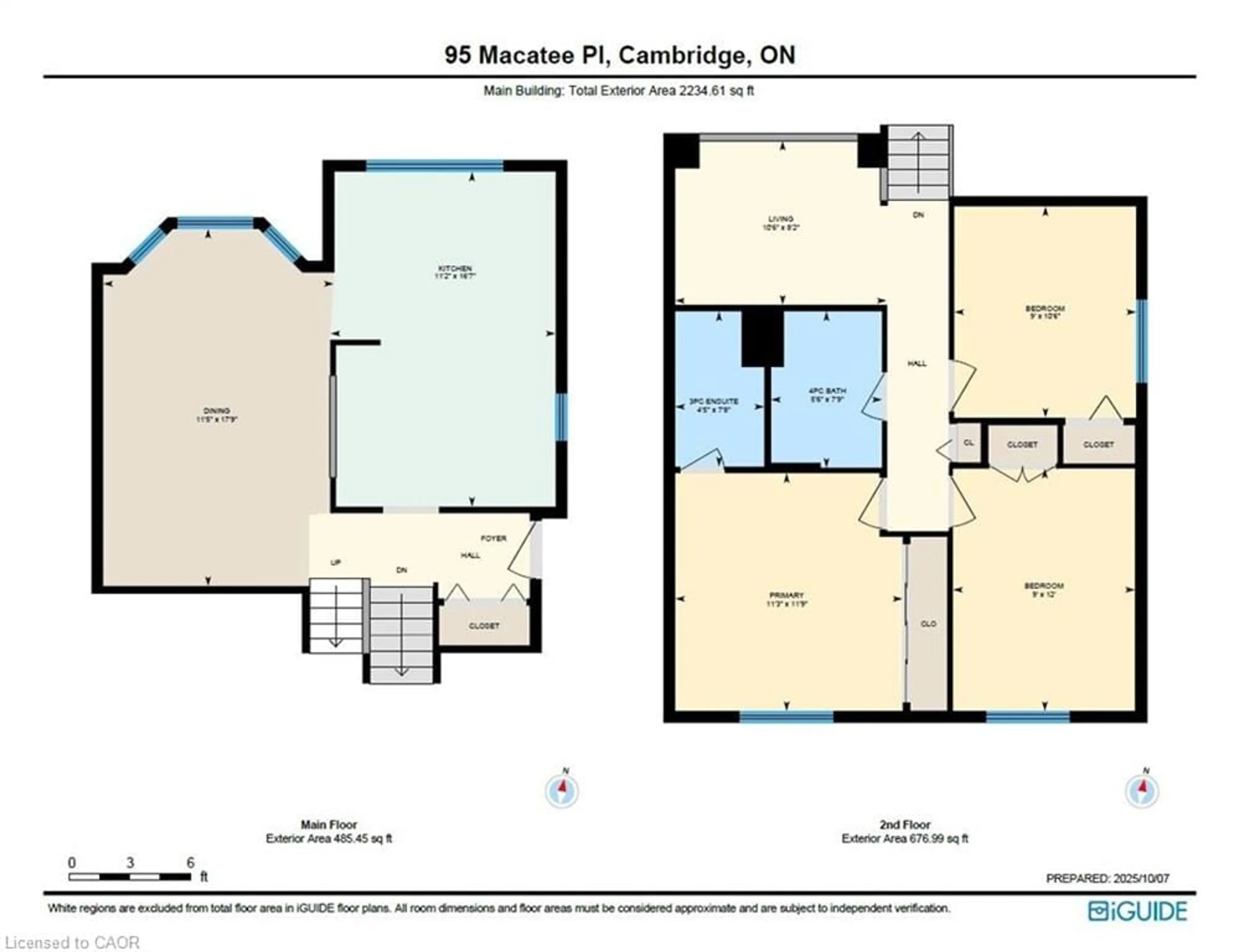 Floor plan for 95 Macatee Pl, Cambridge Ontario N1R 7G5