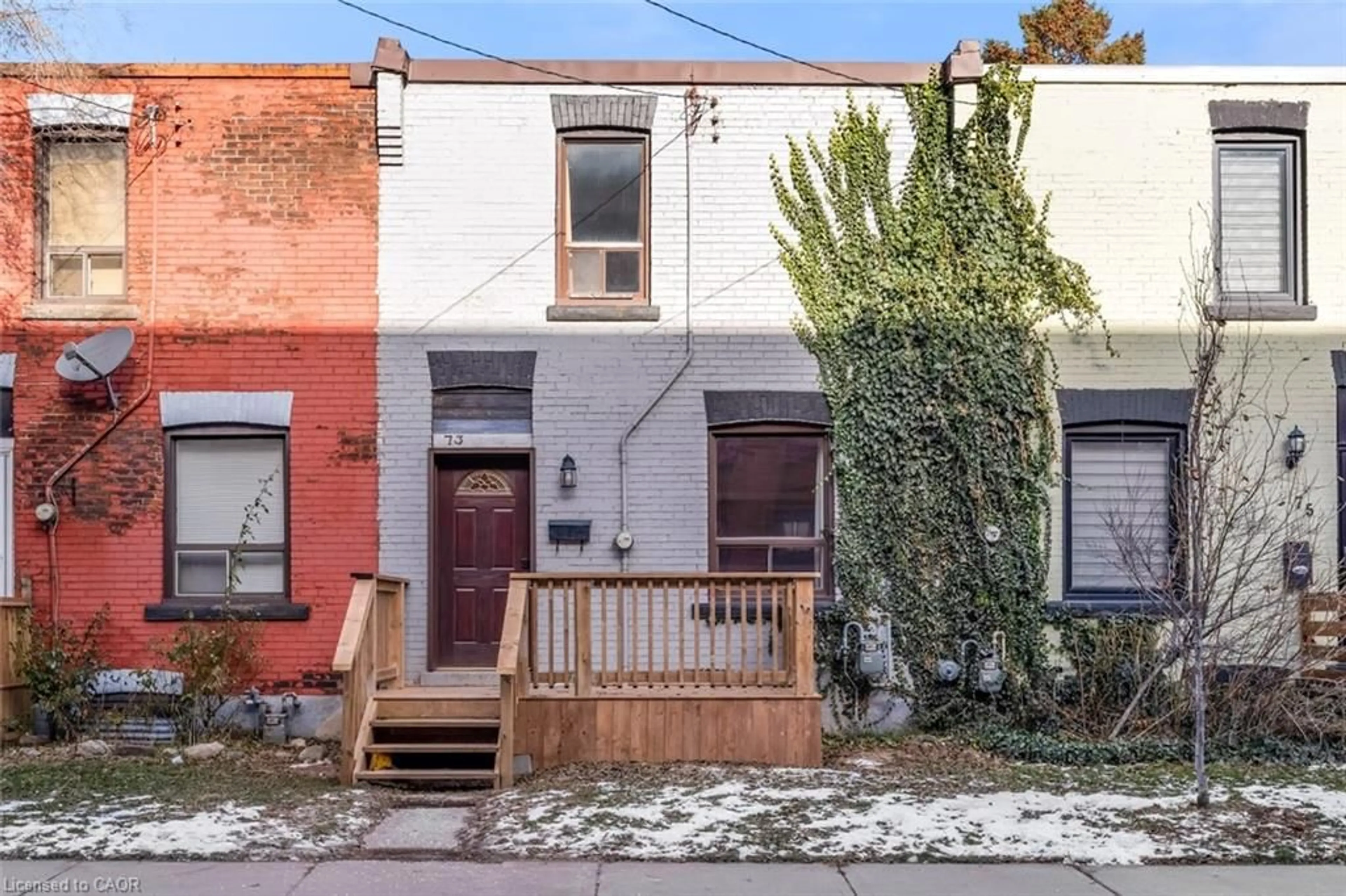 Home with brick exterior material, street for 73 Shaw St, Hamilton Ontario L8L 3P4