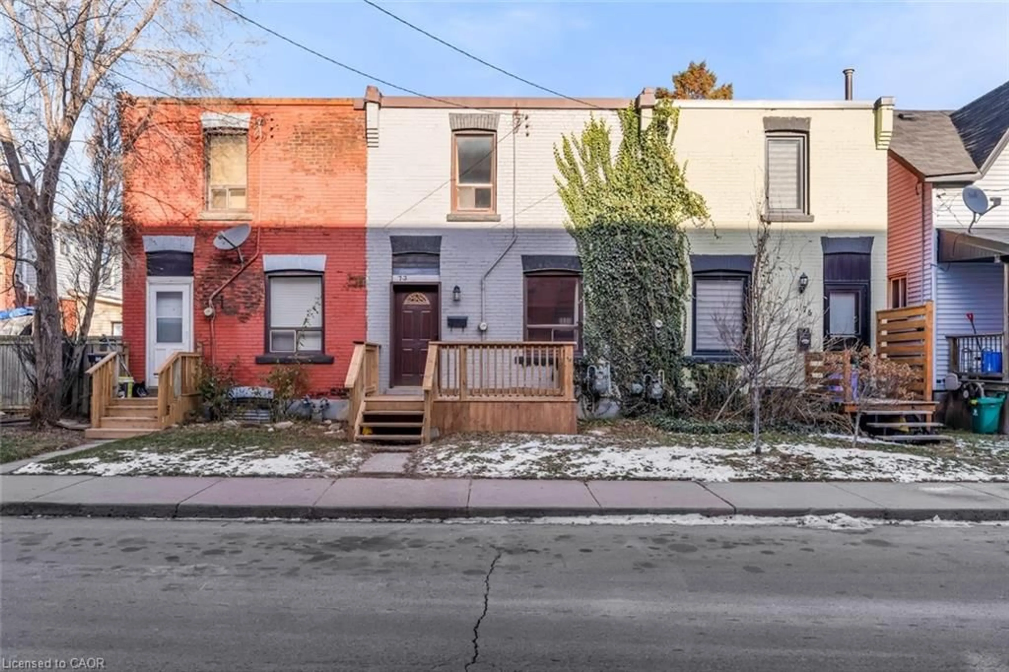 Home with brick exterior material, street for 73 Shaw St, Hamilton Ontario L8L 3P4