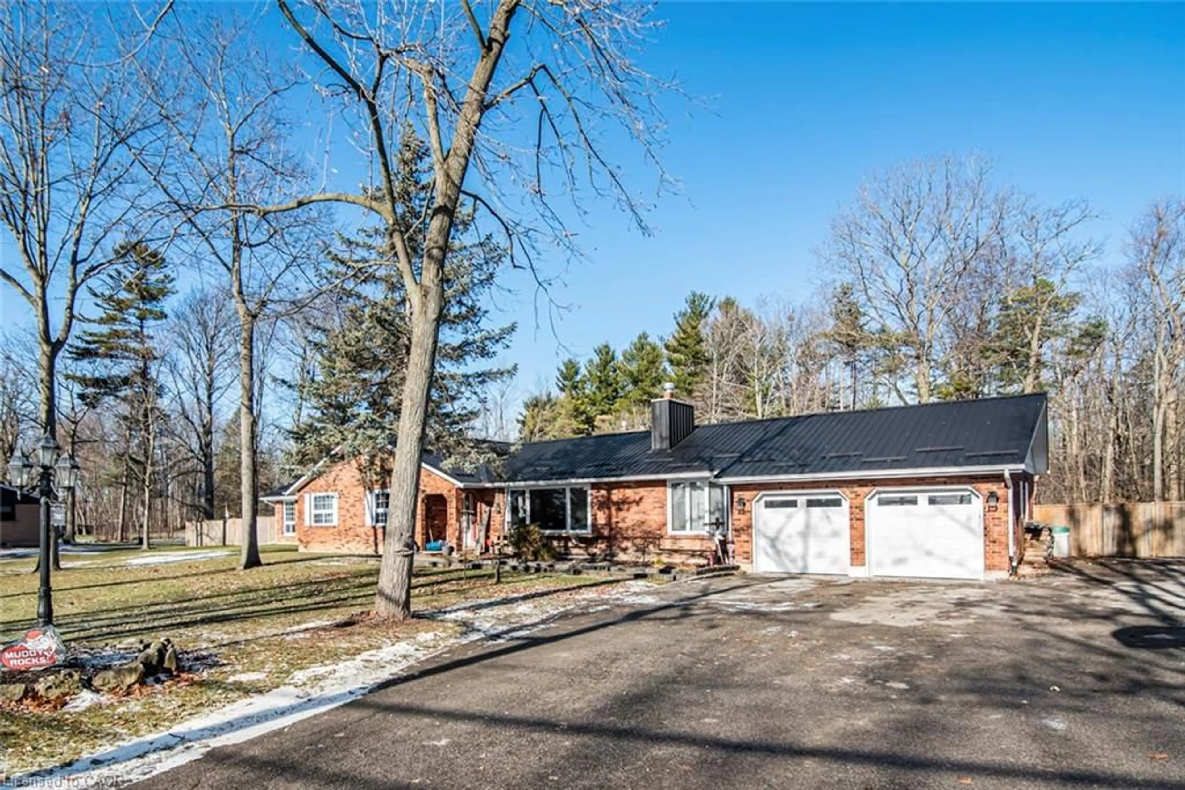 Home with brick exterior material, street for 7087 Rainham Rd, Dunnville Ontario N1A 2W8