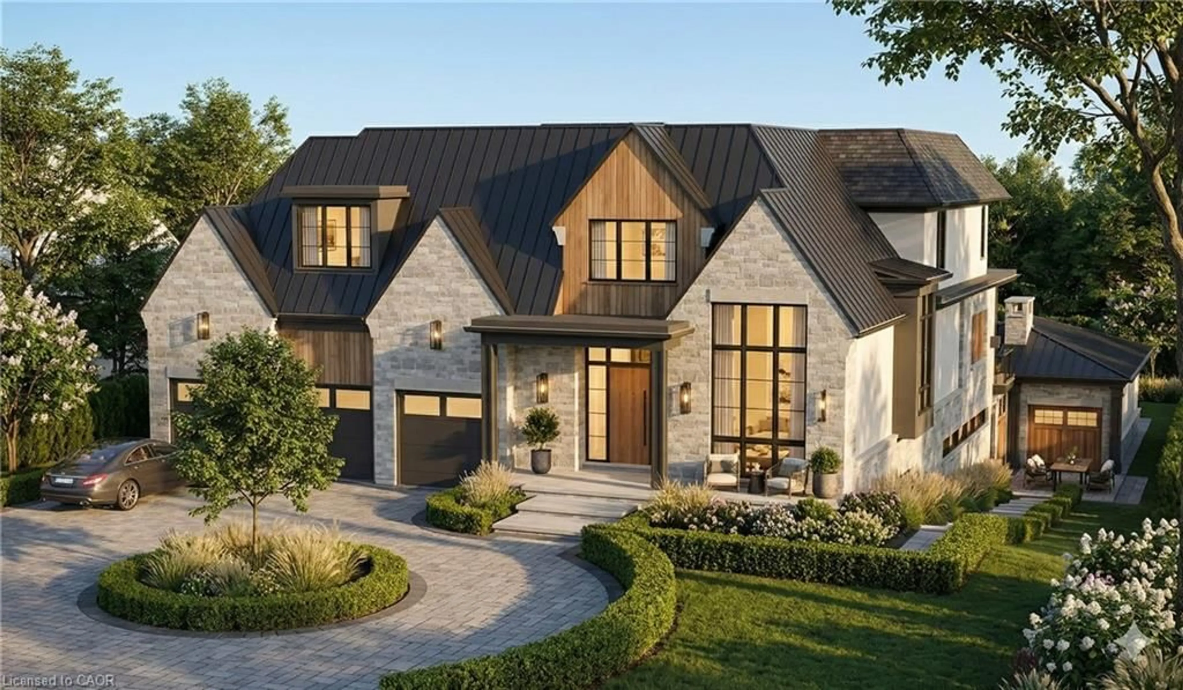 Home with brick exterior material, street for 408 Lakeshore Rd, Oakville Ontario L6K 1G1