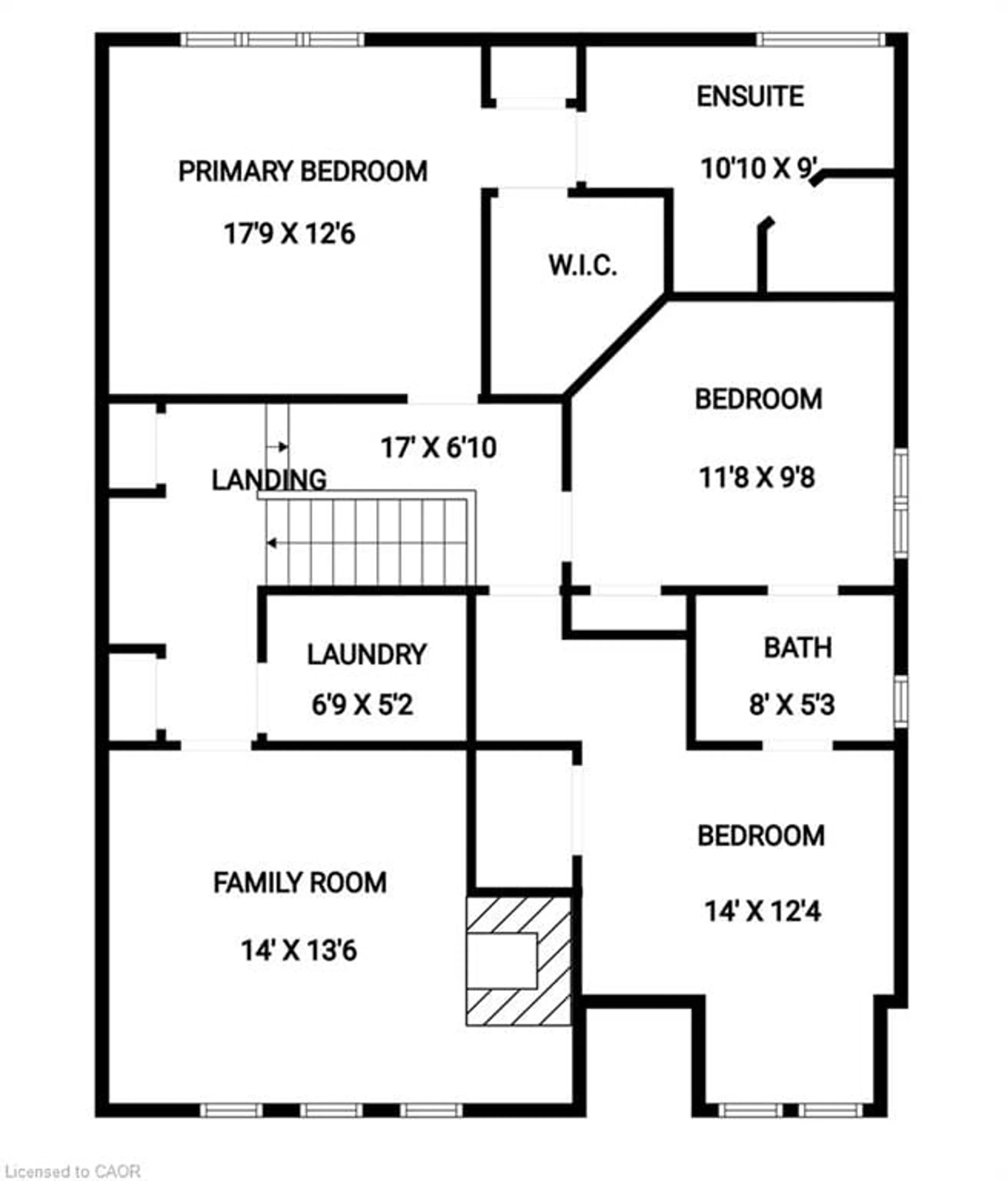 Floor plan for 38 Cranston St, Ancaster Ontario L9K 0E3