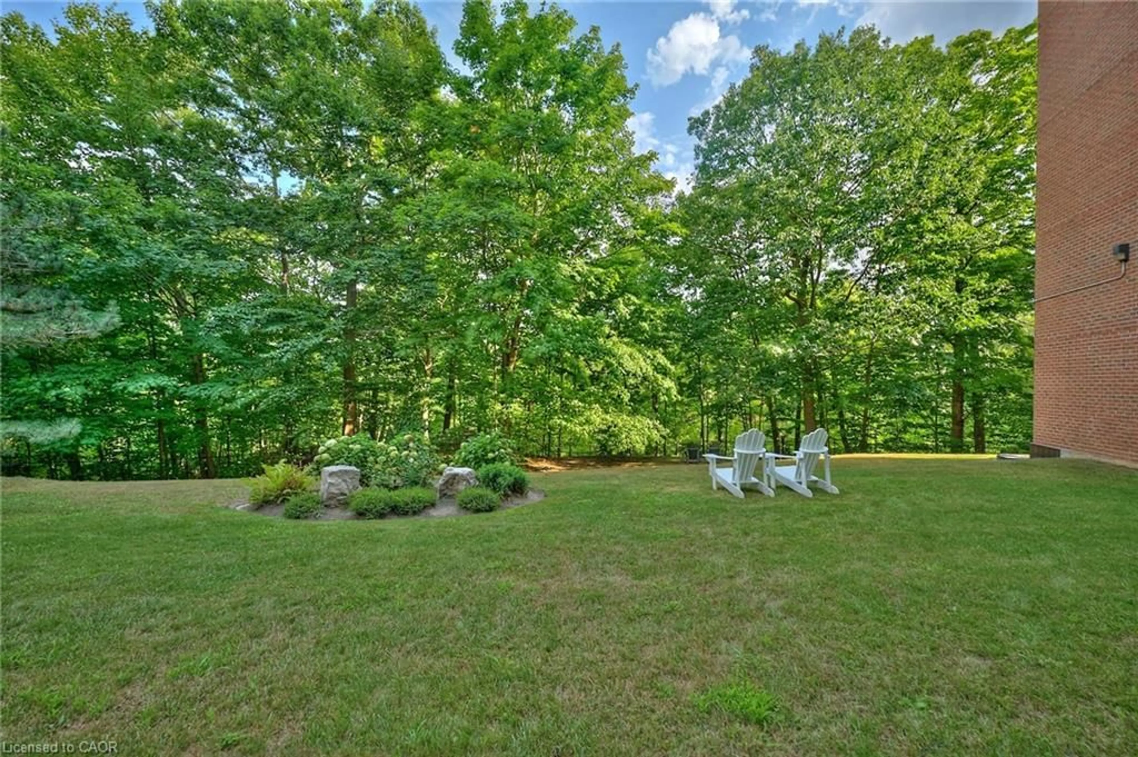 Patio, forest/trees view for 1240 Marlborough Crt #504, Oakville Ontario L6H 3K7