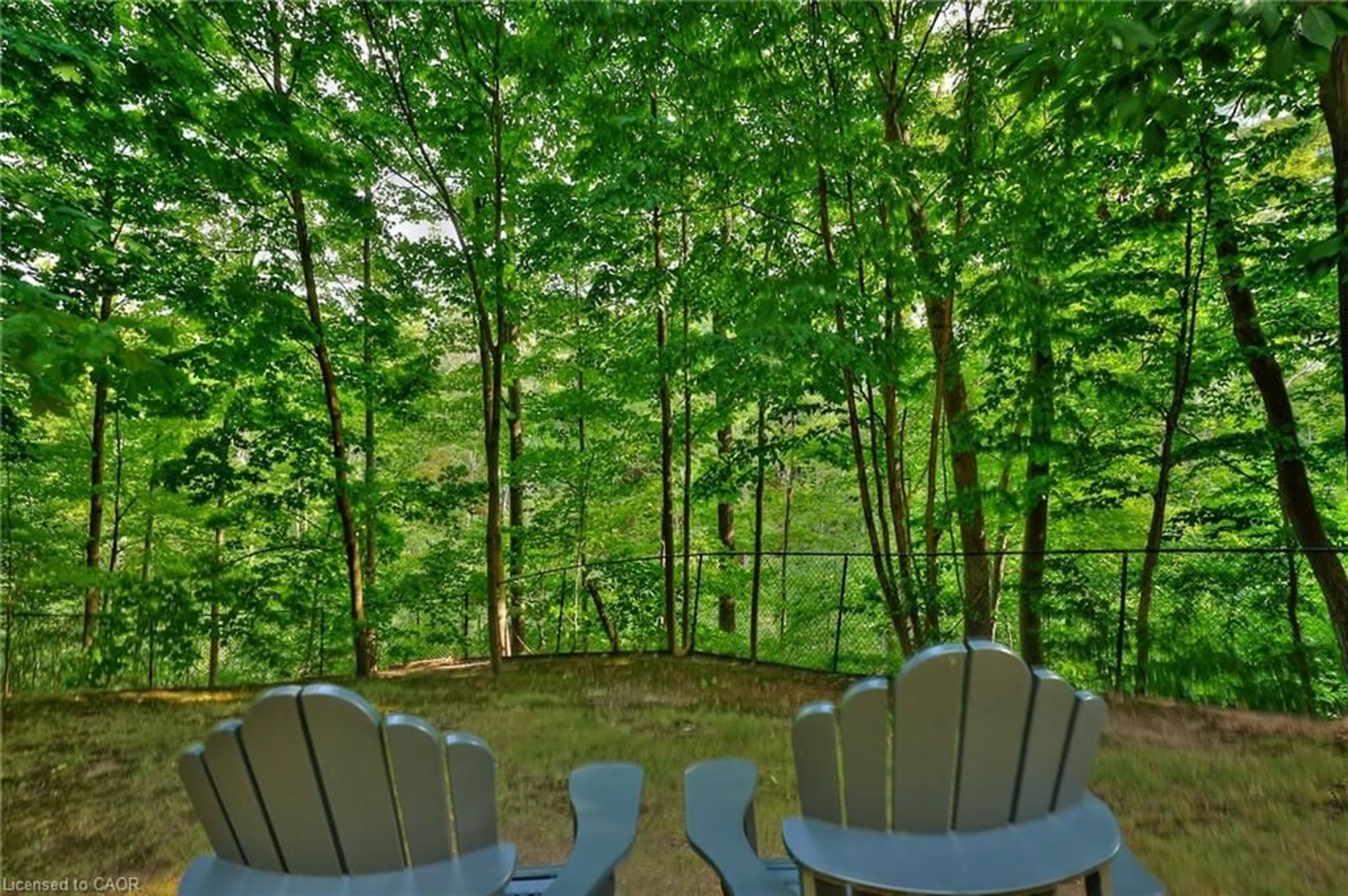 Patio, forest/trees view for 1240 Marlborough Crt #504, Oakville Ontario L6H 3K7