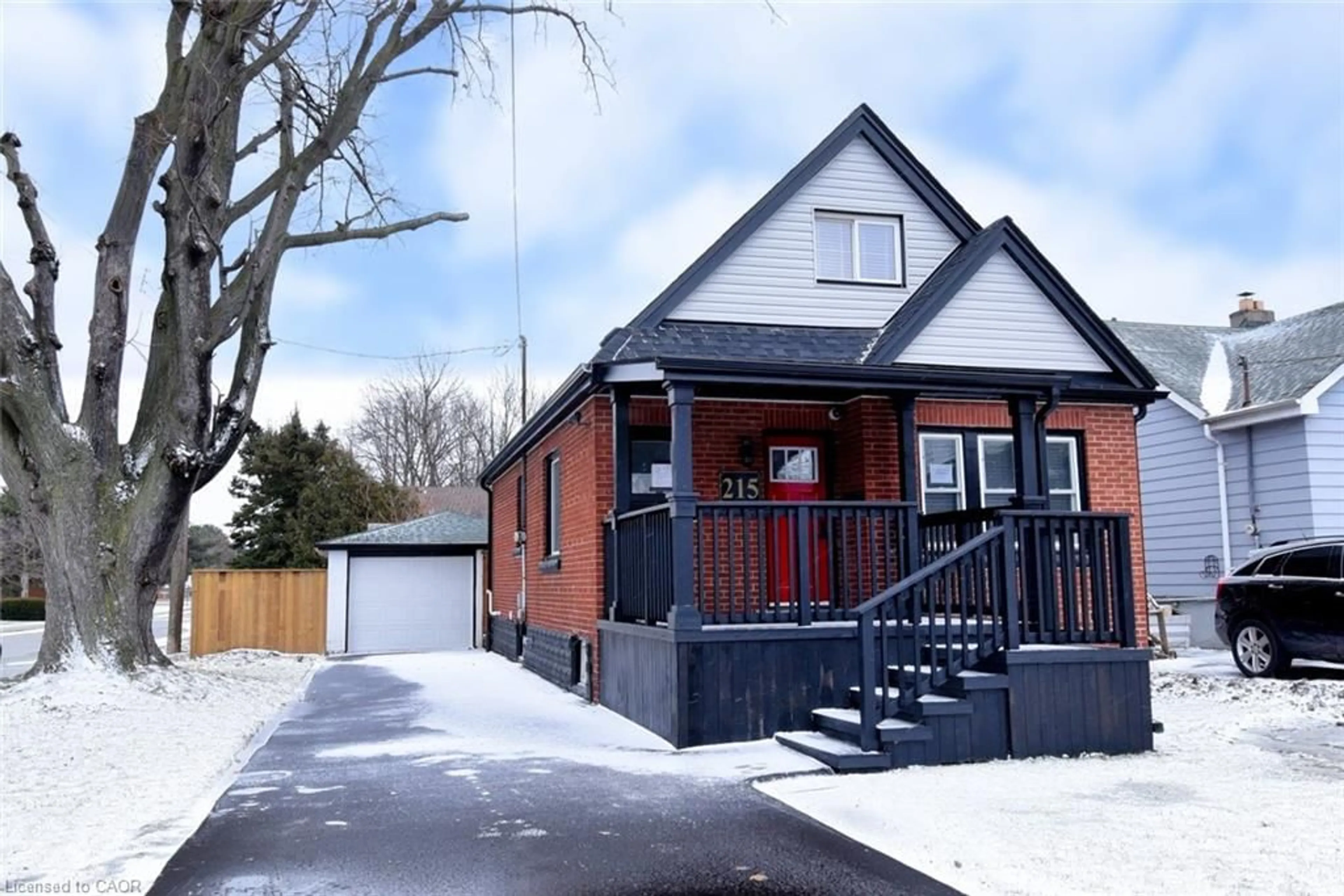 Home with brick exterior material, street for 215 Walter Ave, Hamilton Ontario L8K 3L3