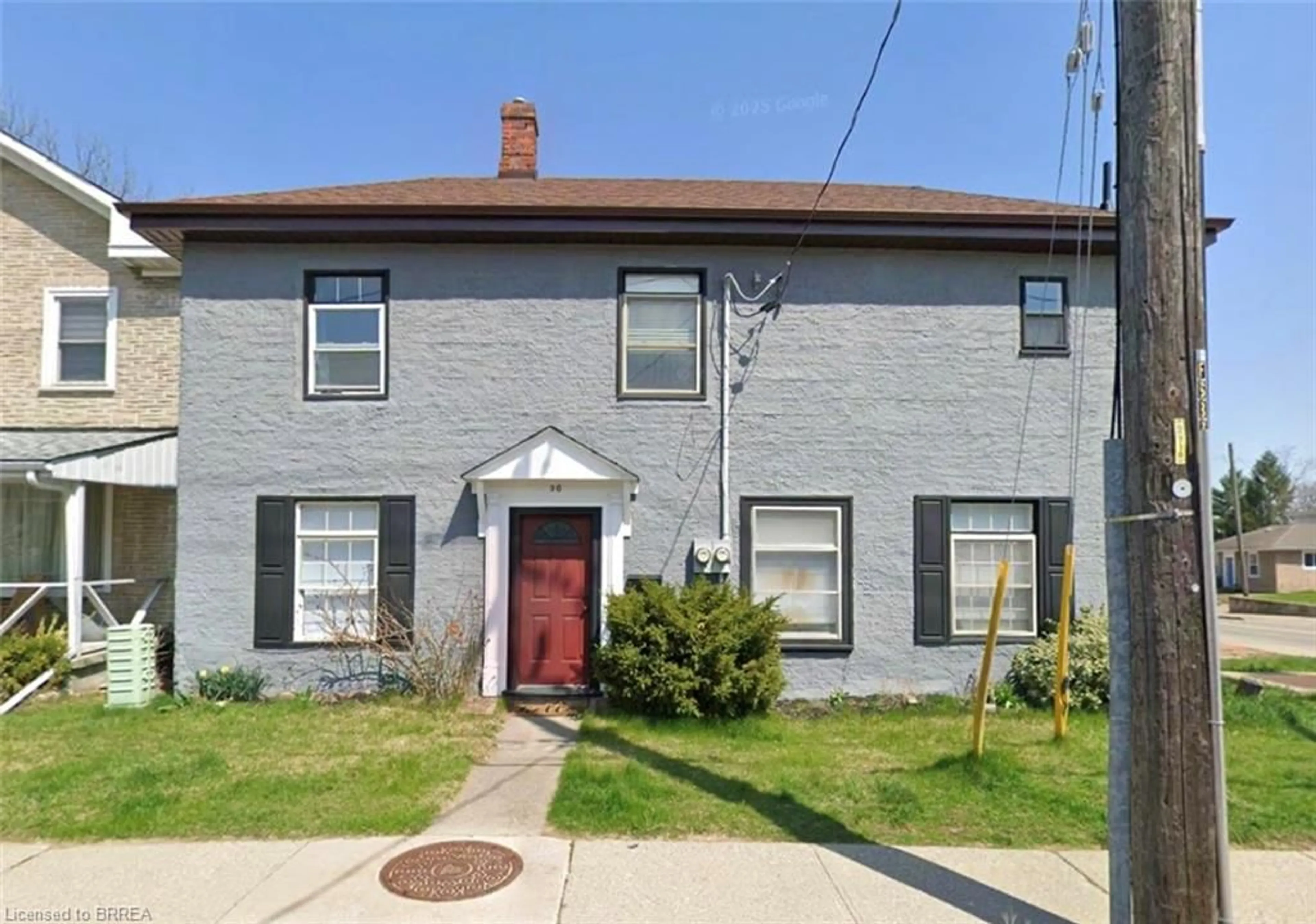 Home with brick exterior material, street for 36 Burwell St, Paris Ontario N3L 2C5