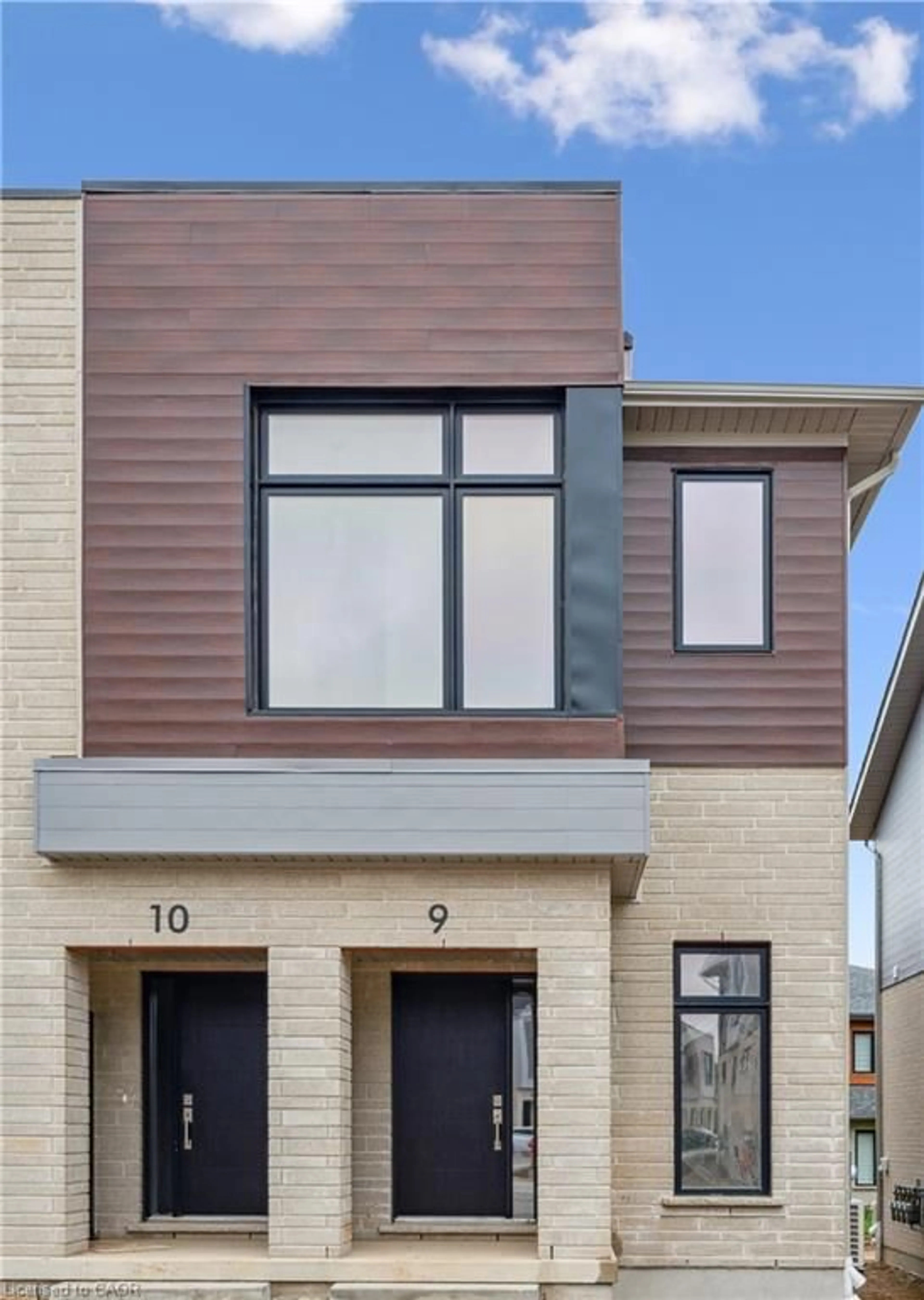 Home with brick exterior material, street for 15 Stauffer Woods Trail #C9, Kitchener Ontario N2P 2P4