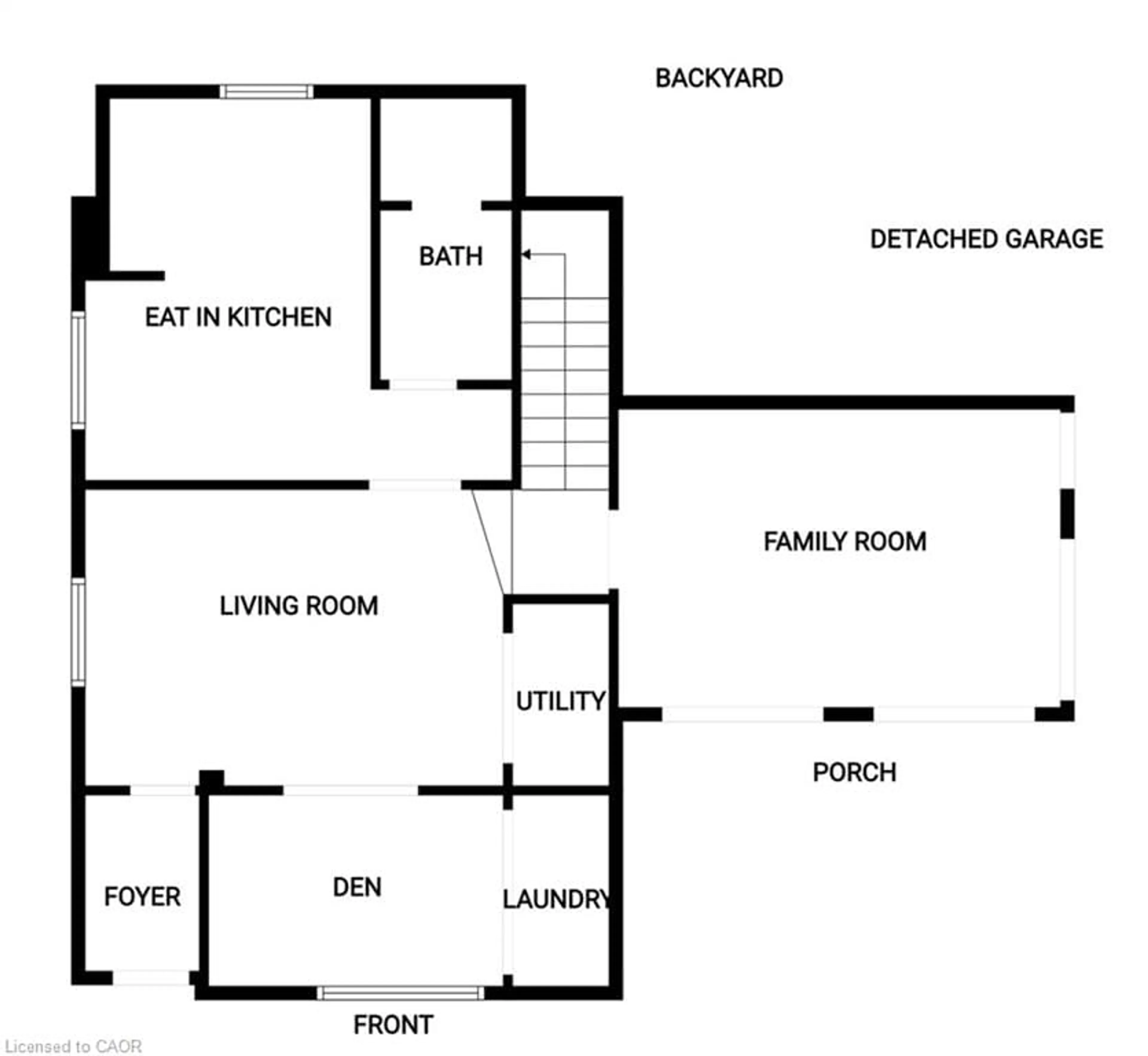 Floor plan for 3222 Peach Ave, Ridgeway Ontario L0S 1N0
