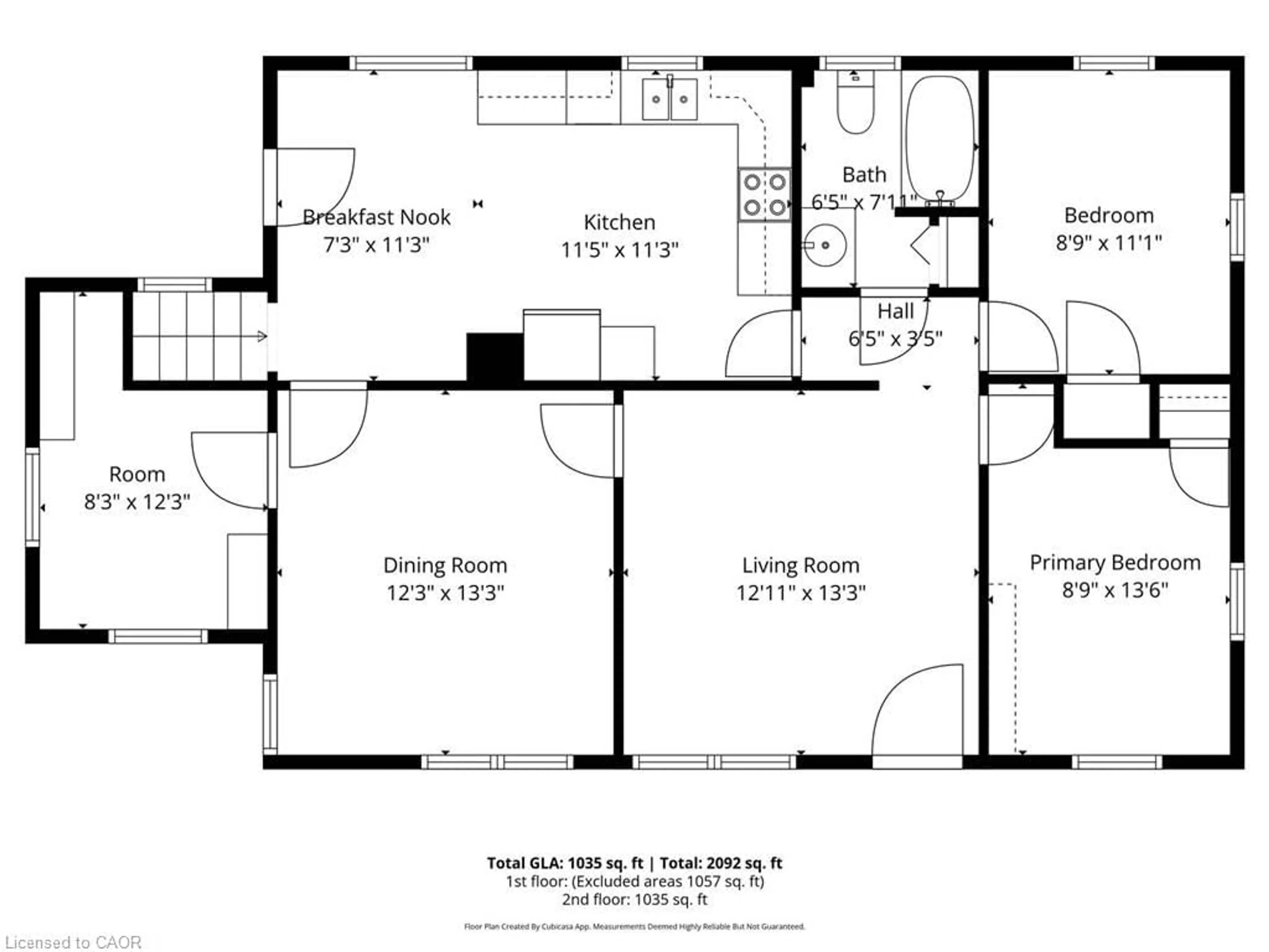 Floor plan for 2414 Holt Rd, Bowmanville Ontario L1C 6G5