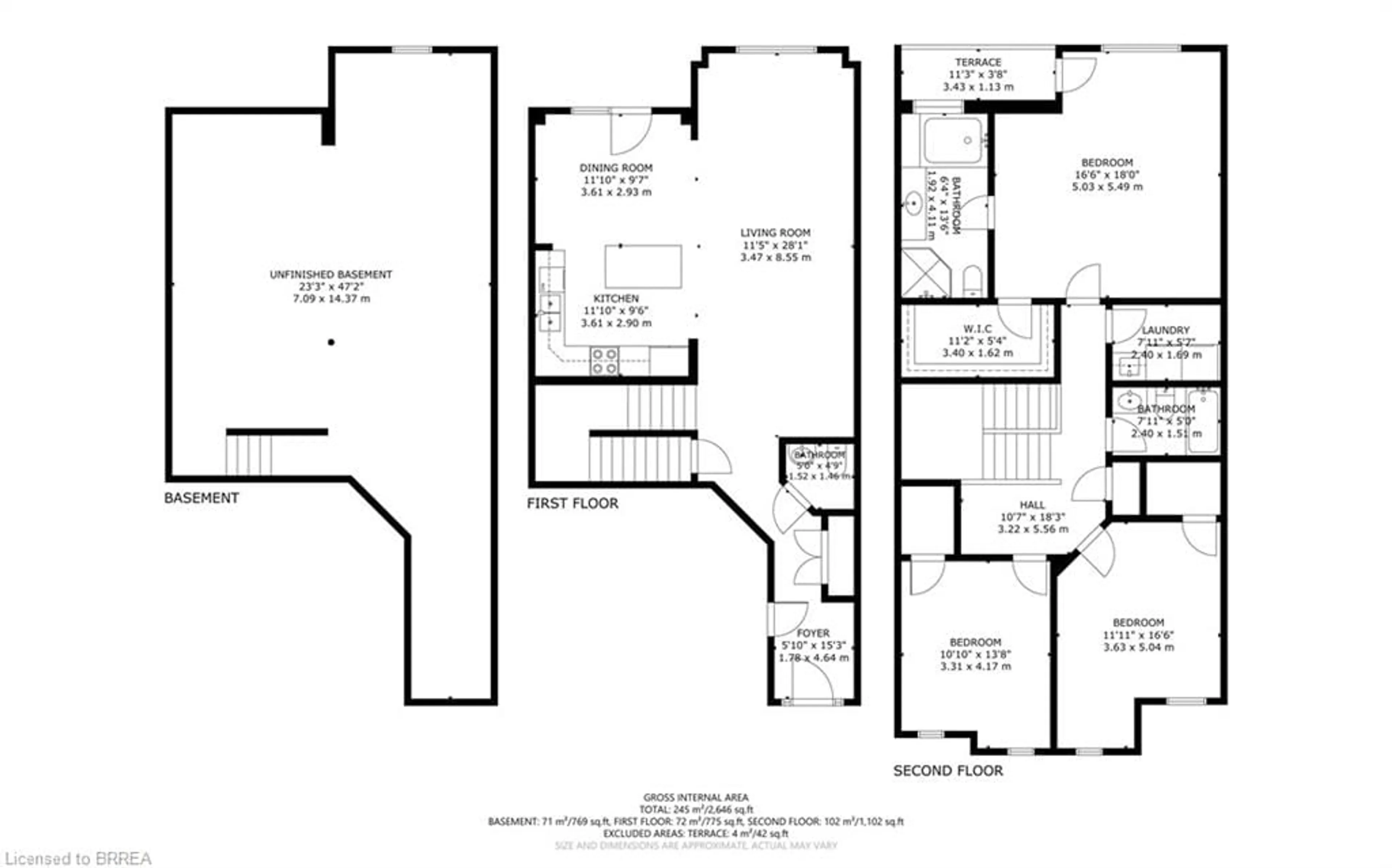 Floor plan for 80 Willow St #2, Paris Ontario N3L 2K6