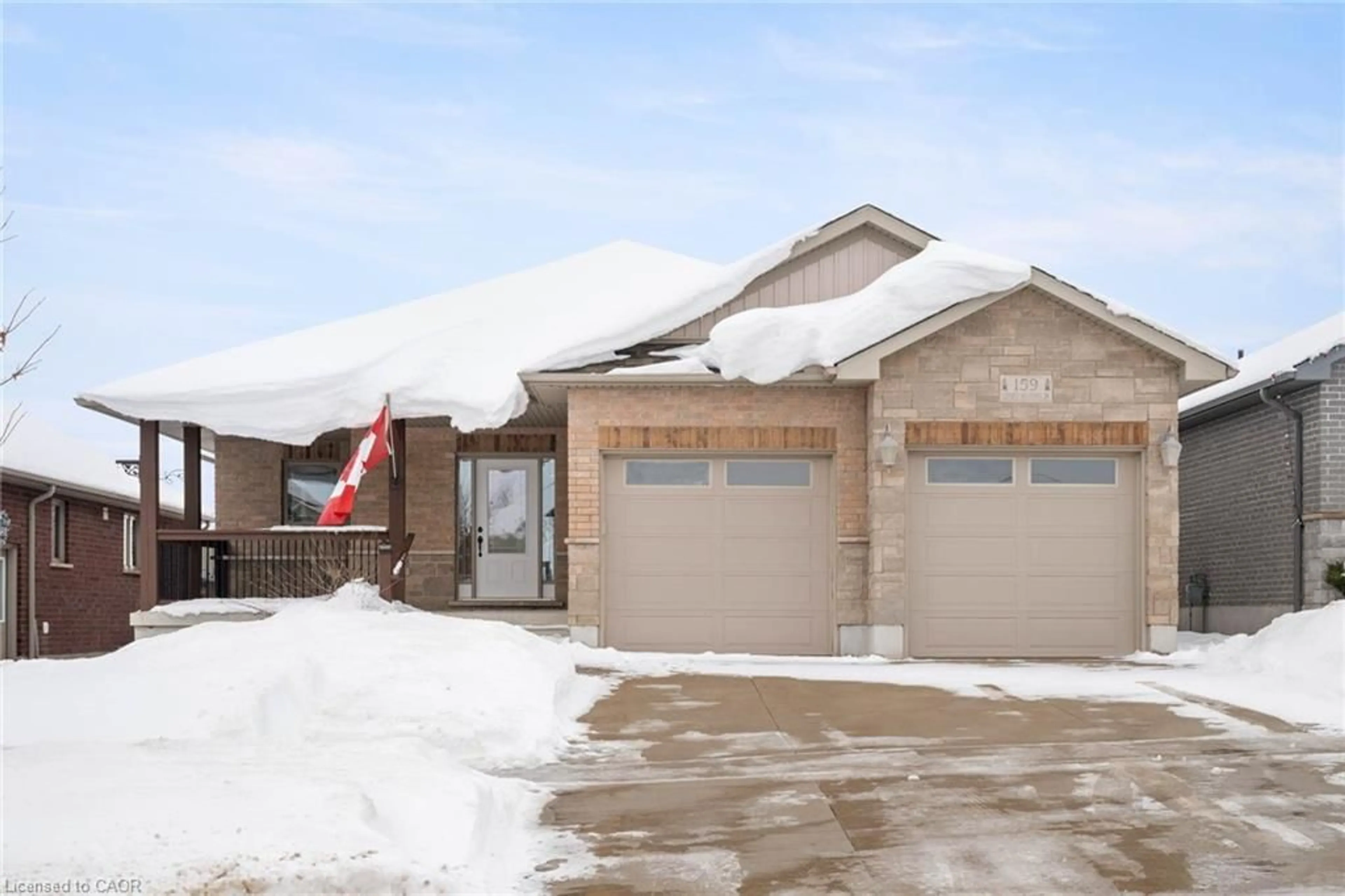 Home with brick exterior material, street for 159 Gerber Meadows Dr, Wellesley Ontario N0B 2T0