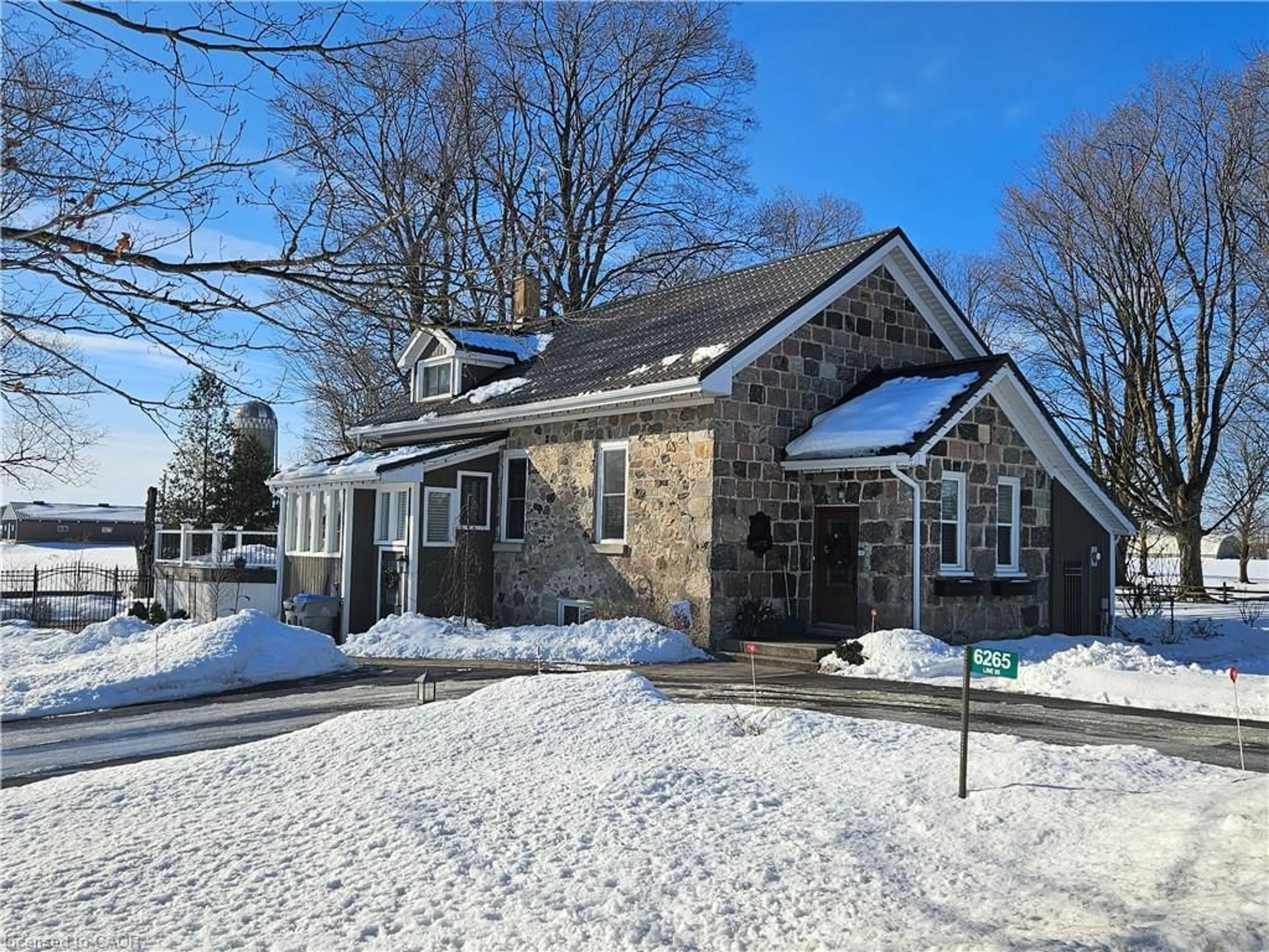 Home with brick exterior material, street for 6265 Line 89, Gowanstown Ontario N0G 1Y0