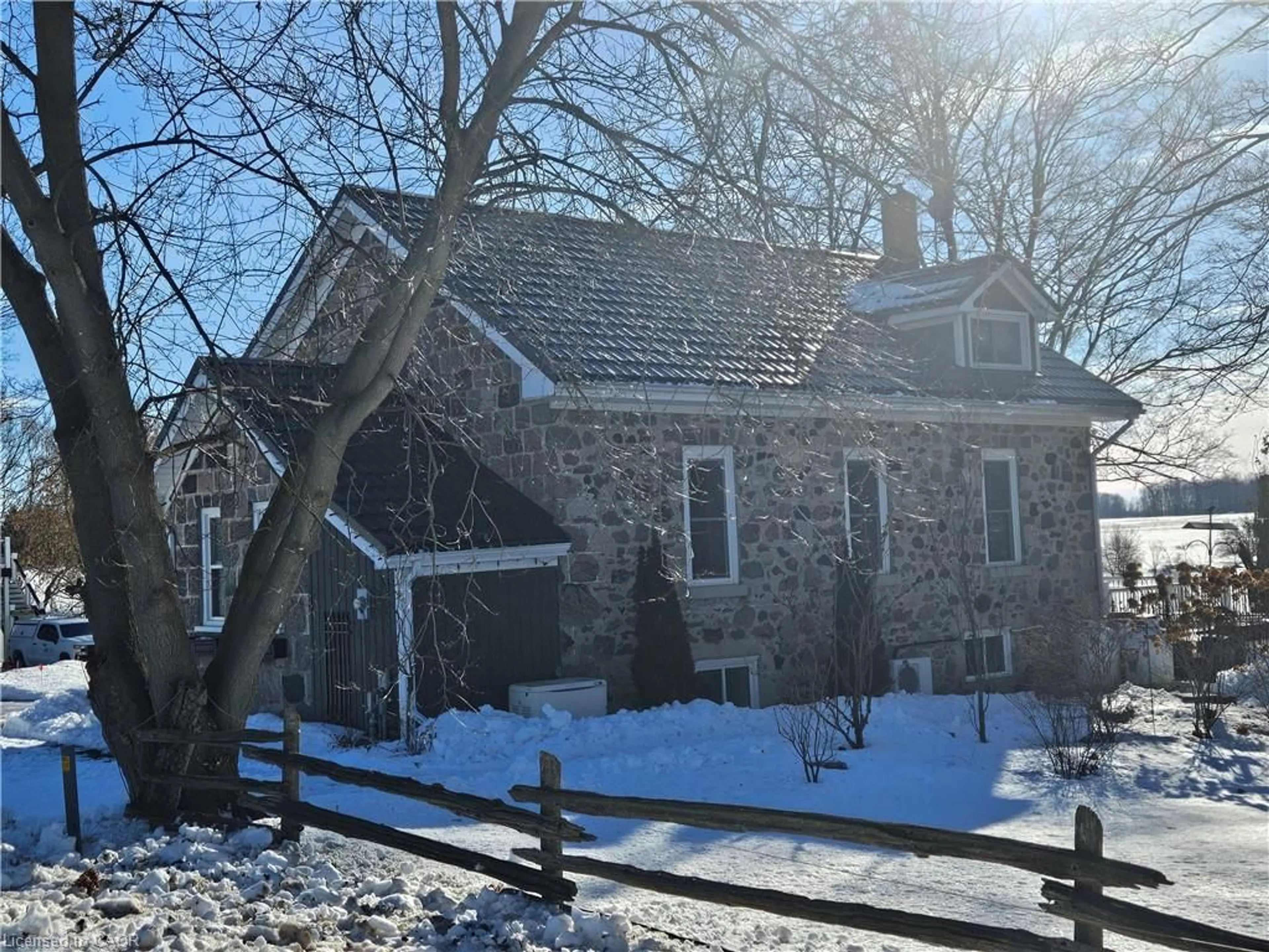 A pic from outside/outdoor area/front of a property/back of a property/a pic from drone, street for 6265 Line 89, Gowanstown Ontario N0G 1Y0