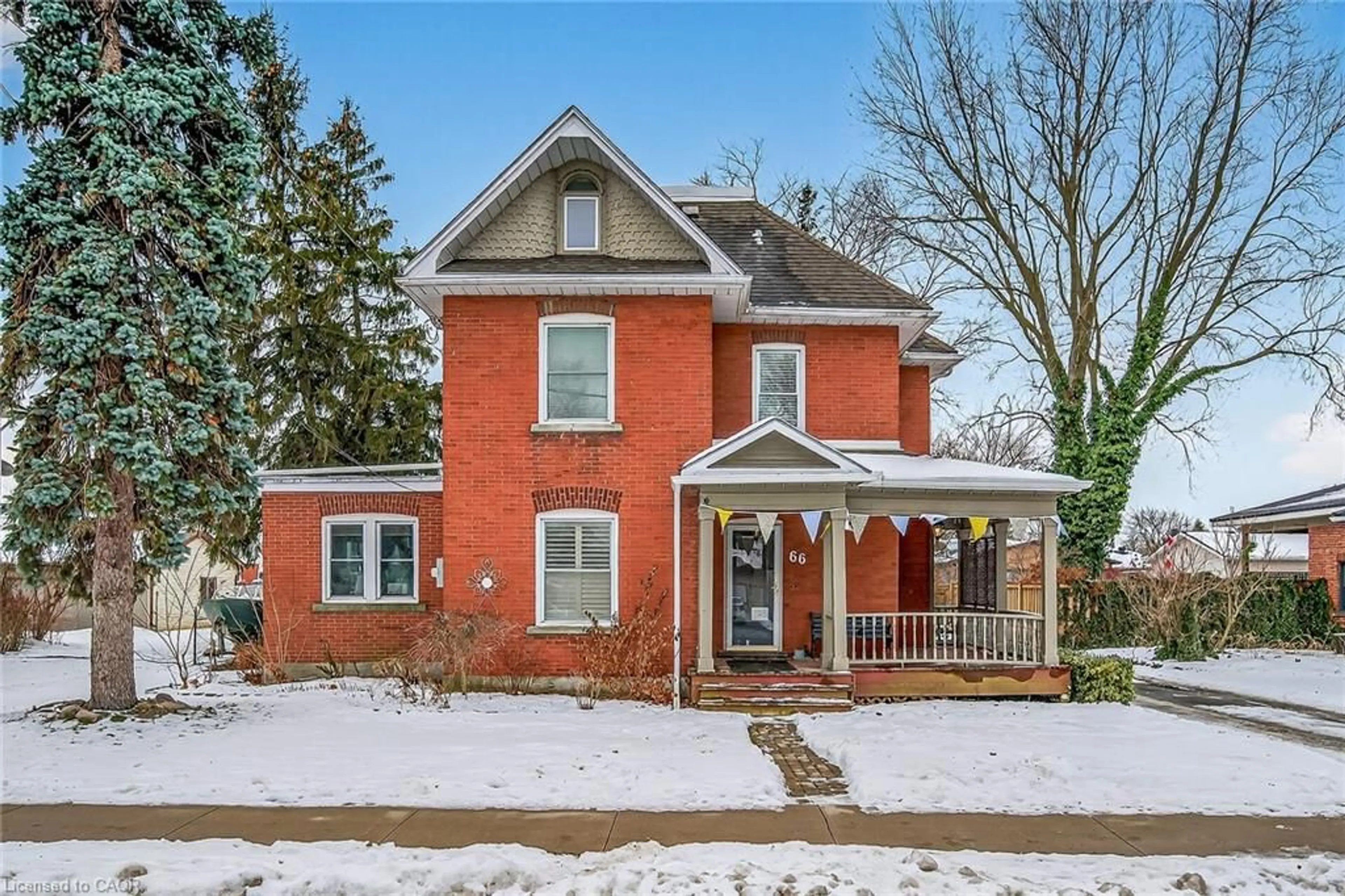 Home with brick exterior material, street for 66 King St, Hagersville Ontario N0A 1H0