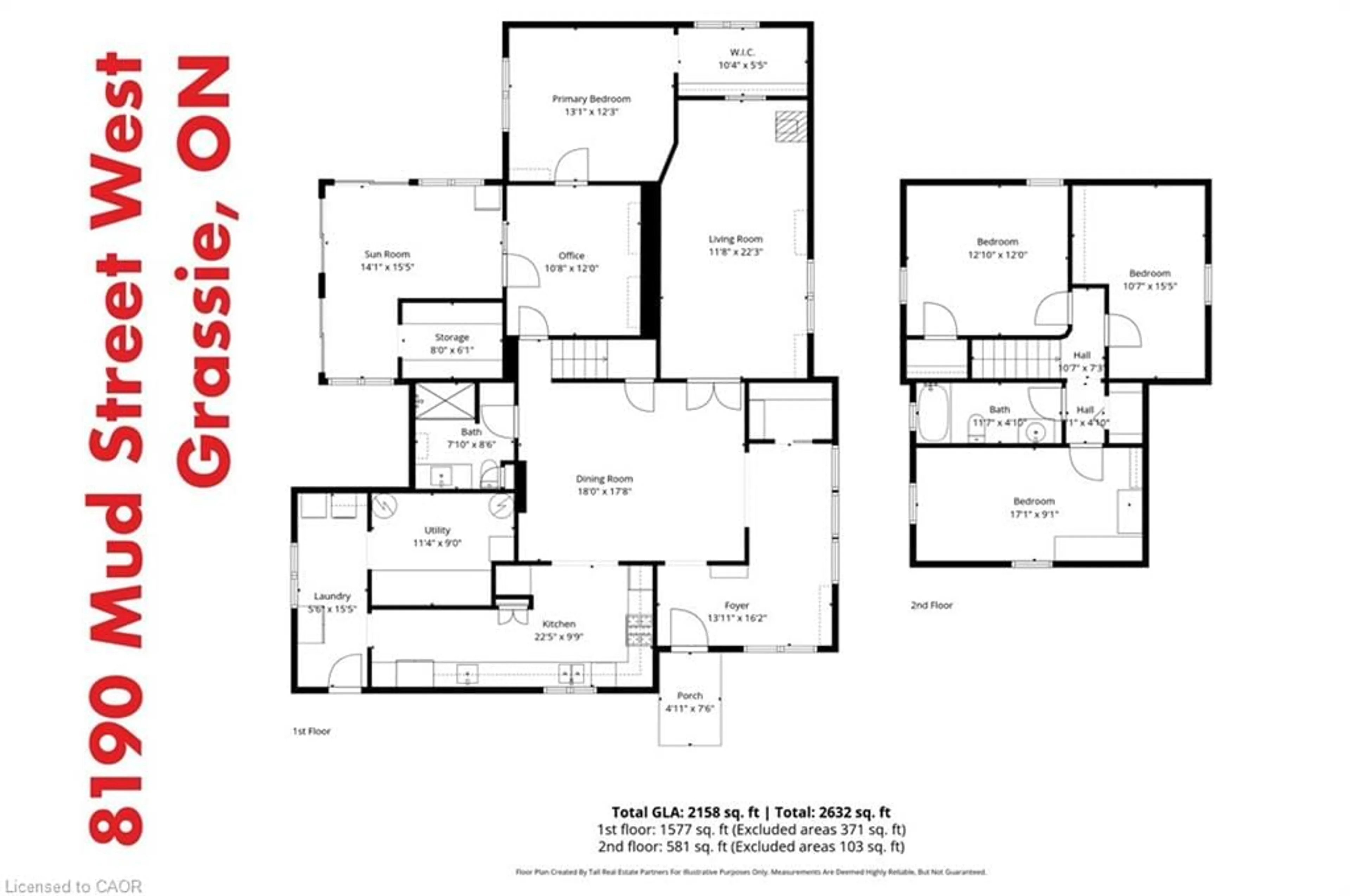 Floor plan for 8190 Mud St, Grassie Ontario L0R 1M0