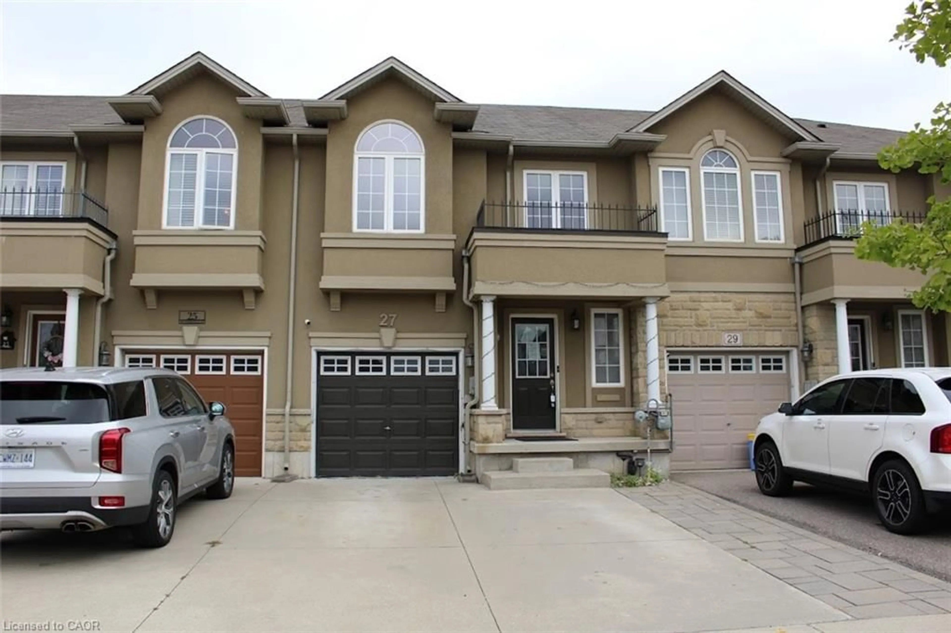 Home with brick exterior material, street for 27 Waterbridge St, Stoney Creek Ontario L8J 0E3