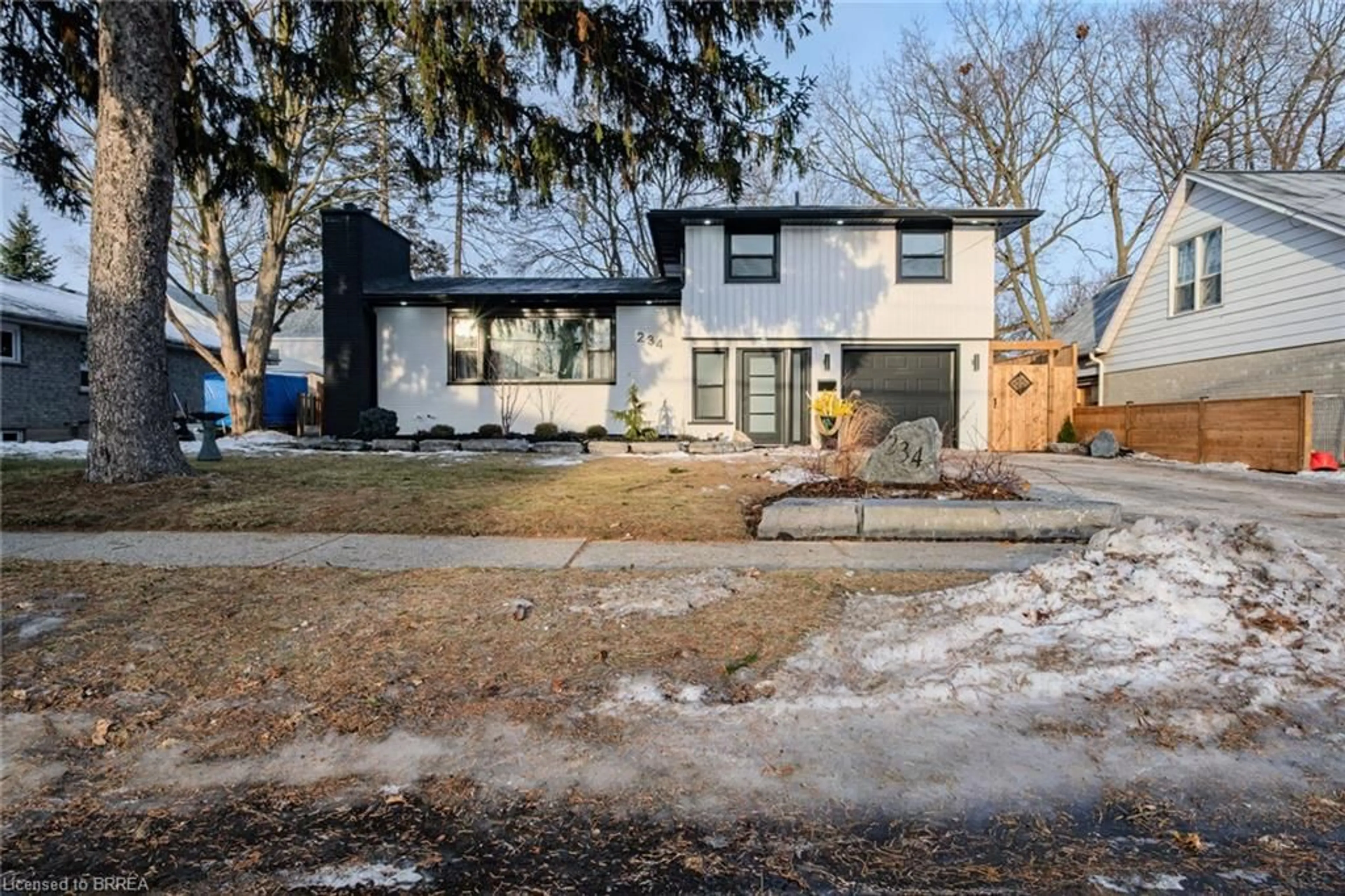 Home with brick exterior material, street for 234 Grand St, Brantford Ontario N3R 4C4