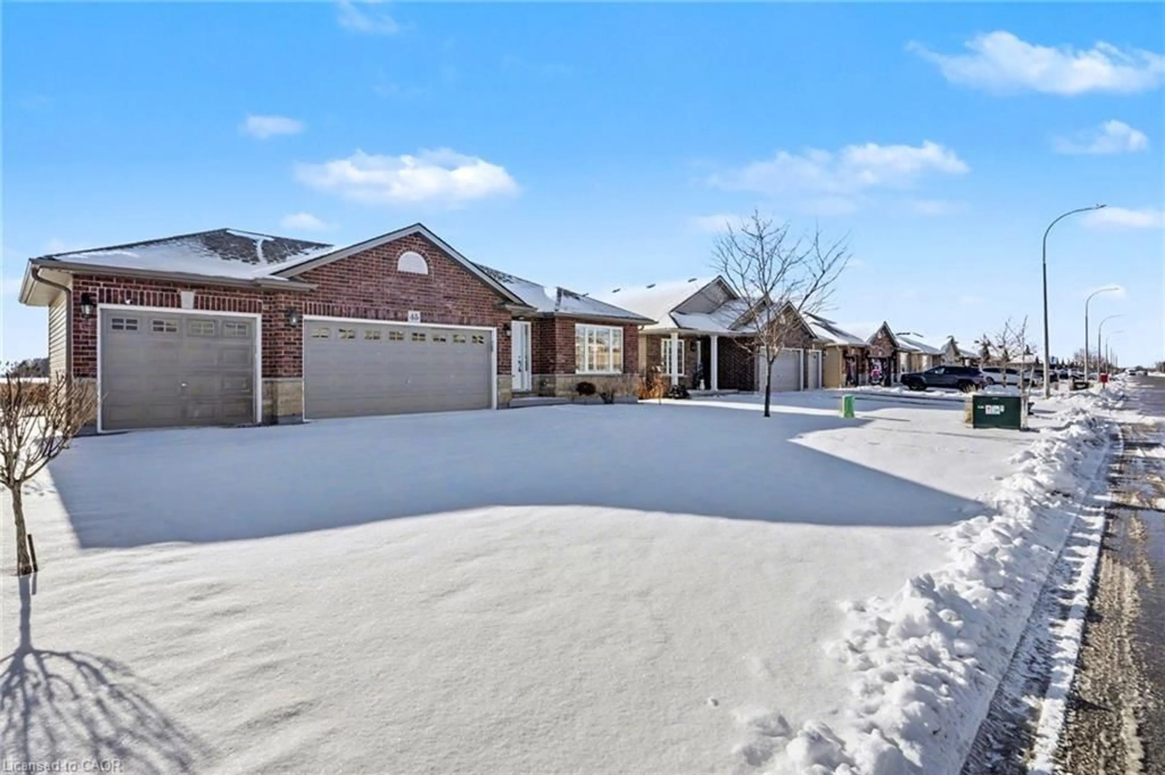 Home with brick exterior material, street for 45 Helen Dr, Hagersville Ontario N0A 1H0