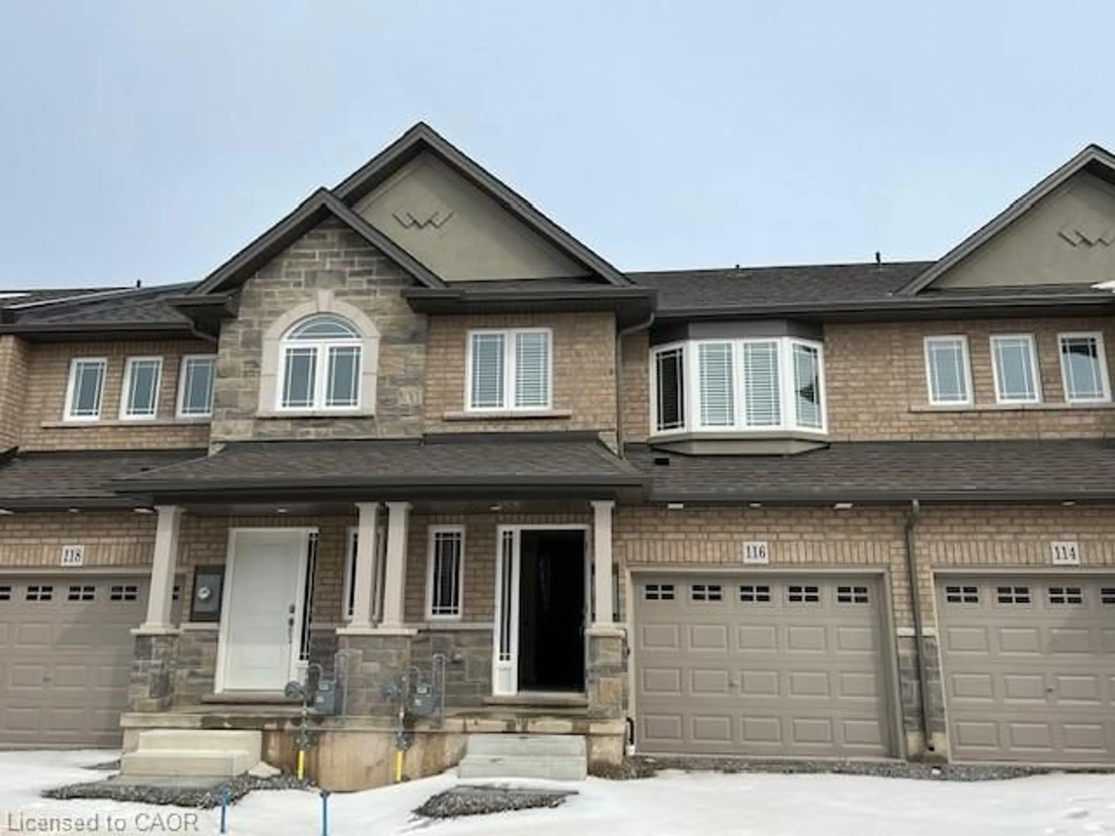 Home with brick exterior material, street for 116 Laguna Village Cres, Hamilton Ontario L0R 1P0