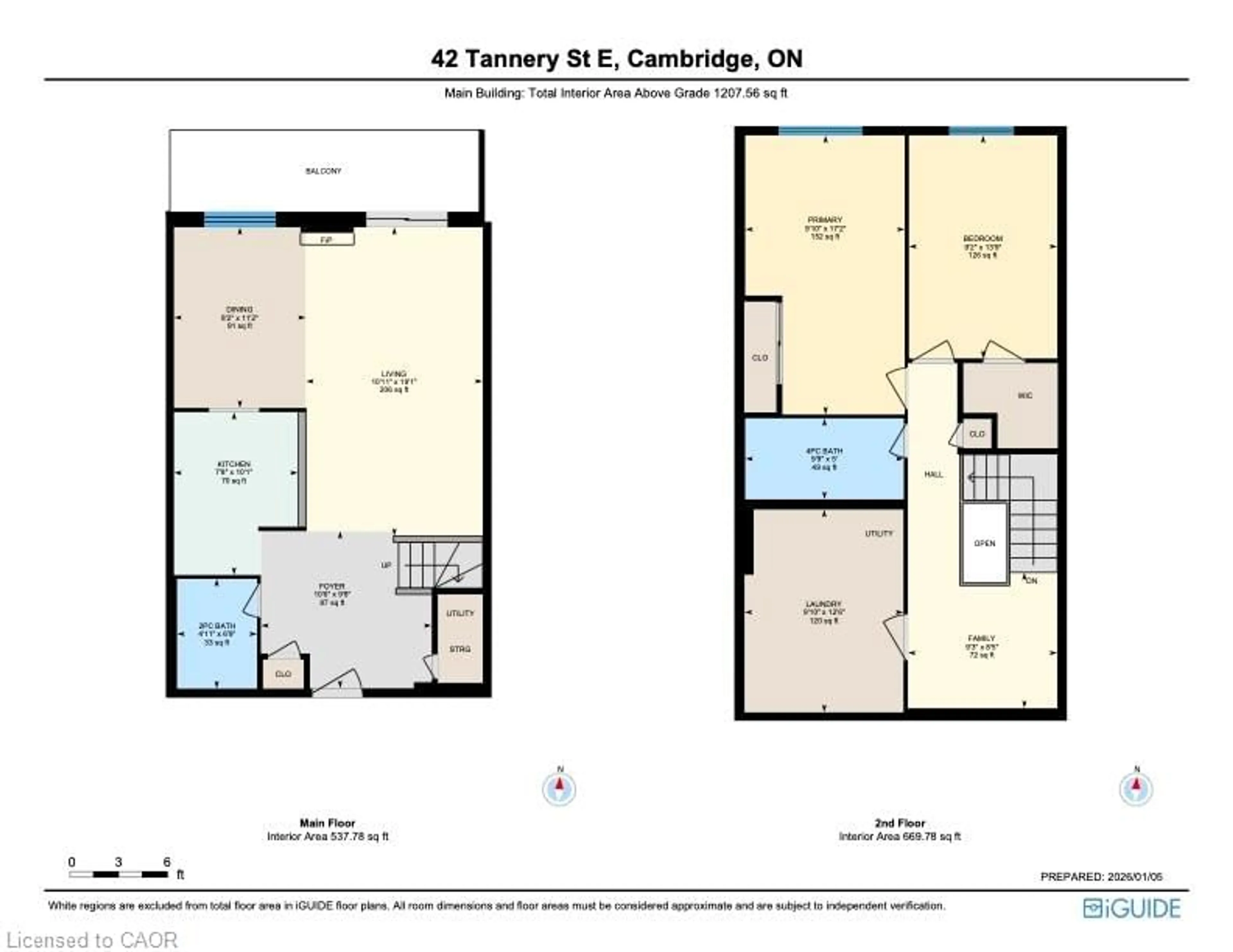 Floor plan for 42 Tannery St #226, Cambridge Ontario N3C 2B9