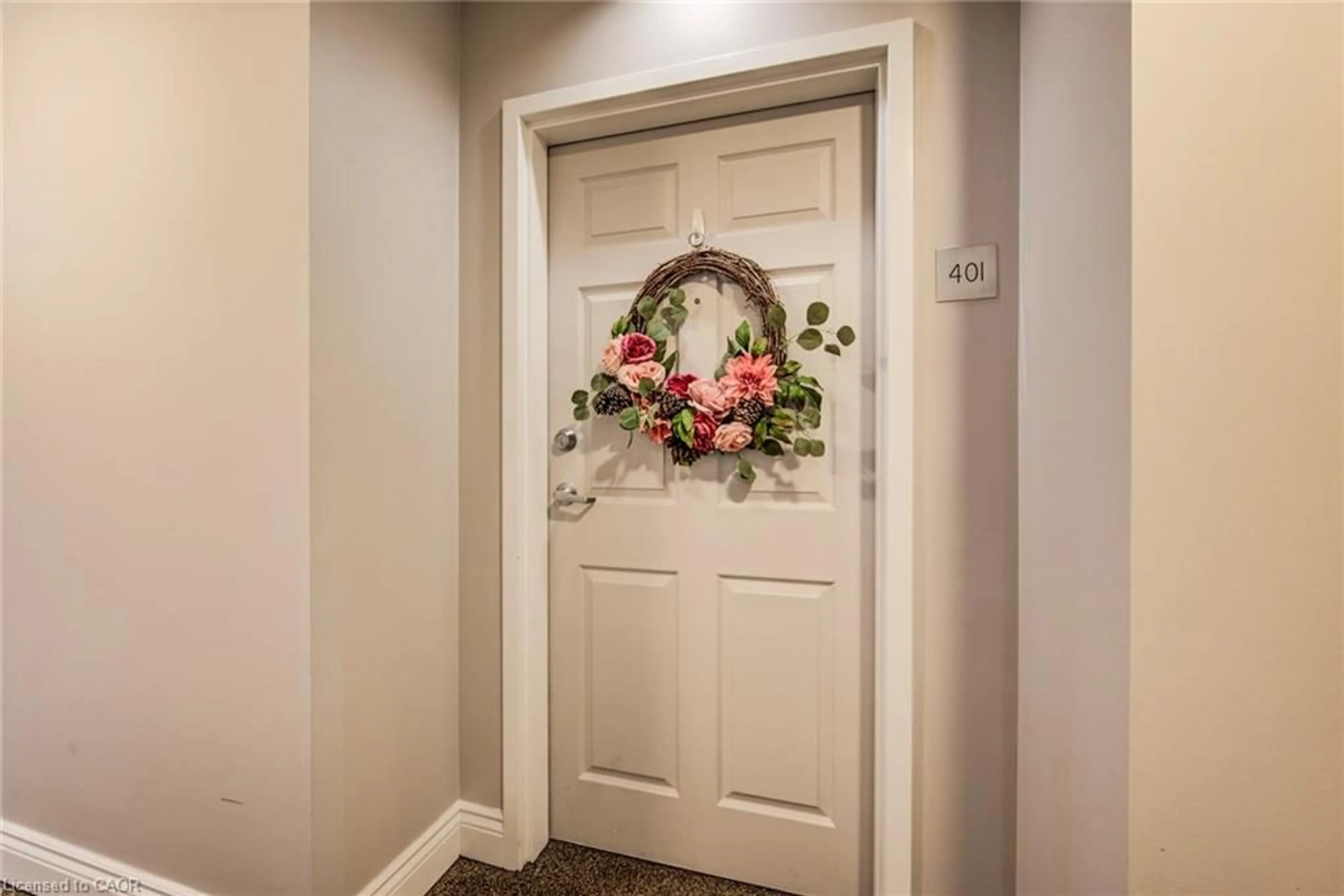 Indoor entryway for 2 Colonial Dr #401, Guelph Ontario N1L 0K8