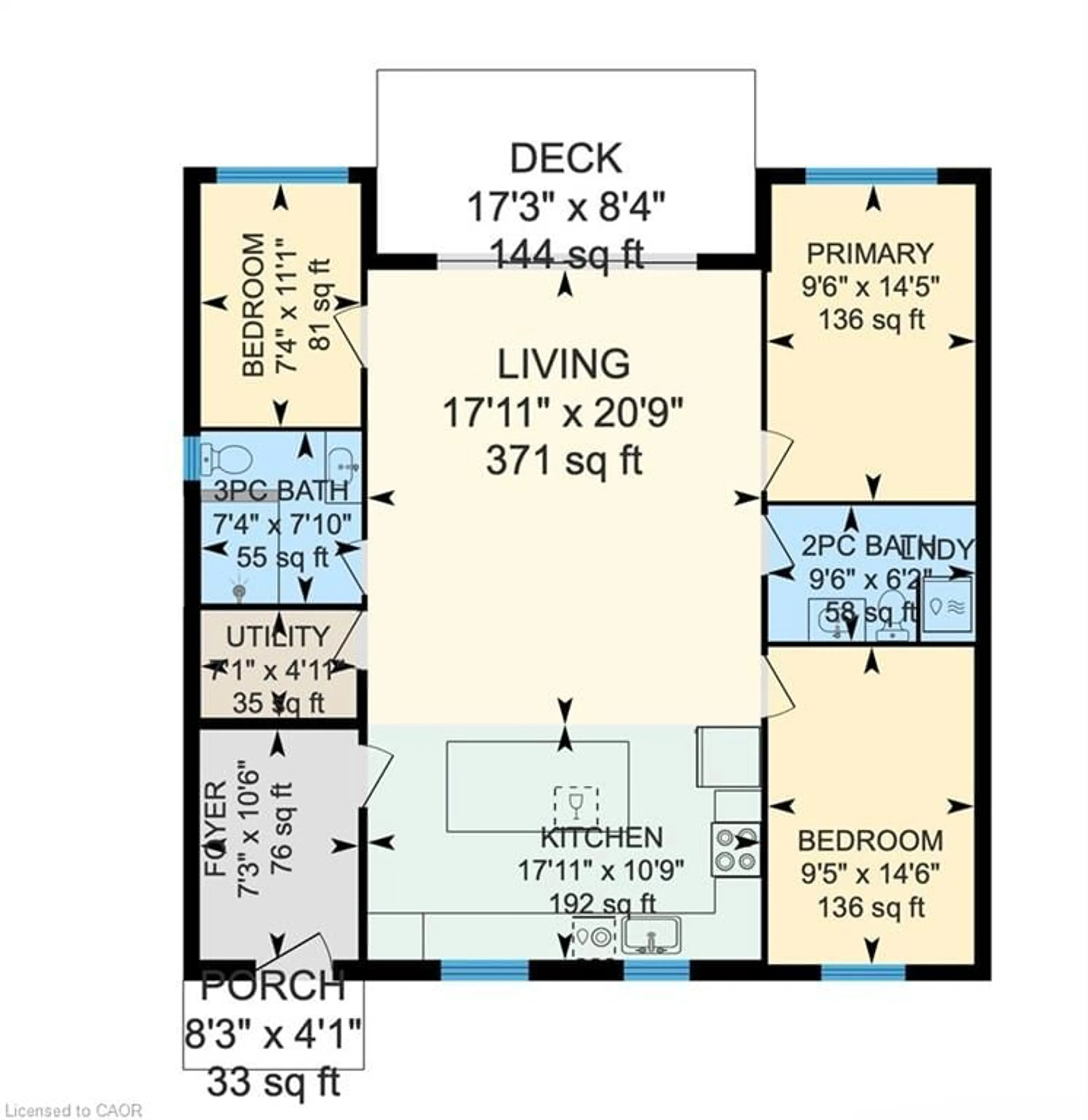 Floor plan for 71865 Sunview Ave, Dashwood Ontario N0M 1N0